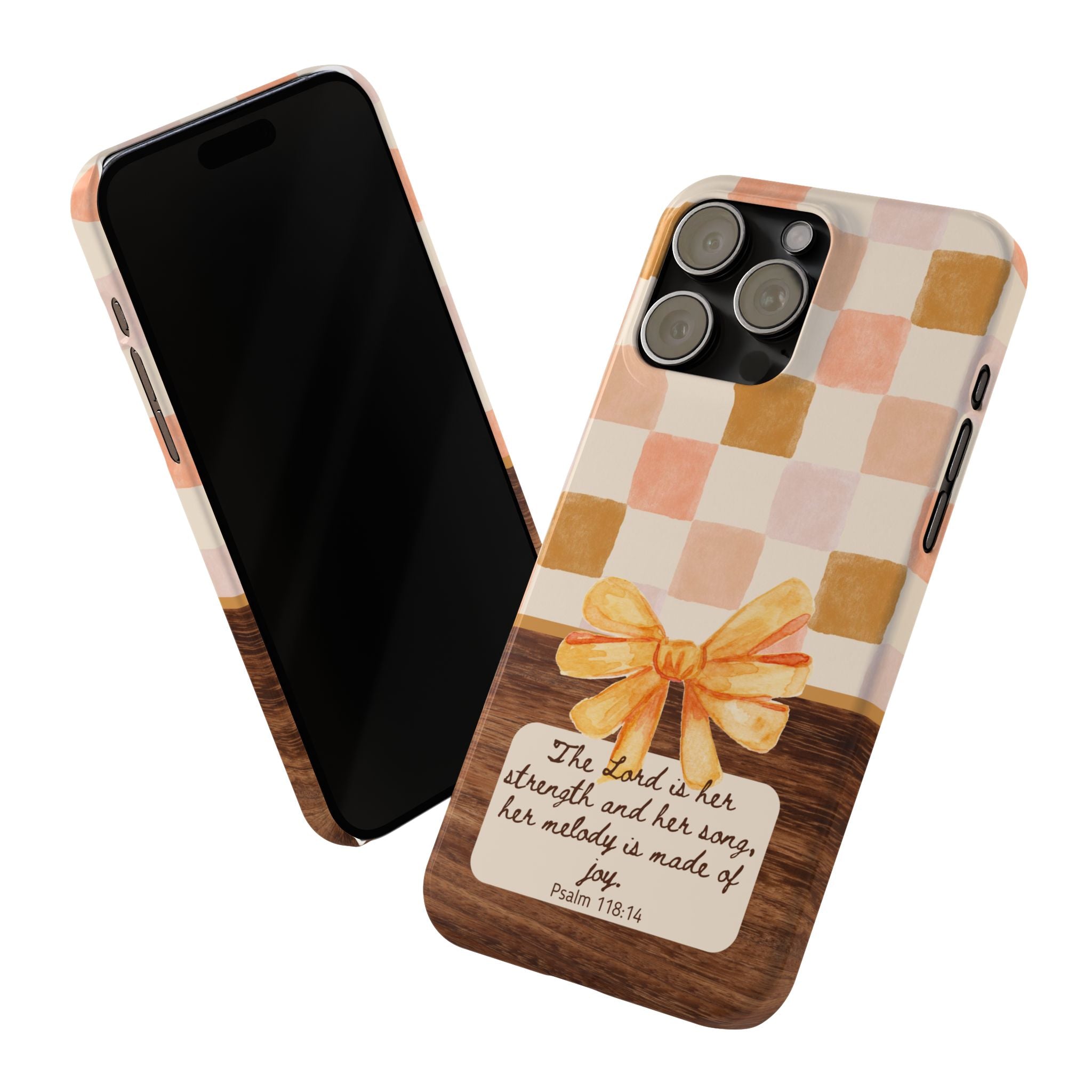 The Lord Is Her Strength iPhone Case
