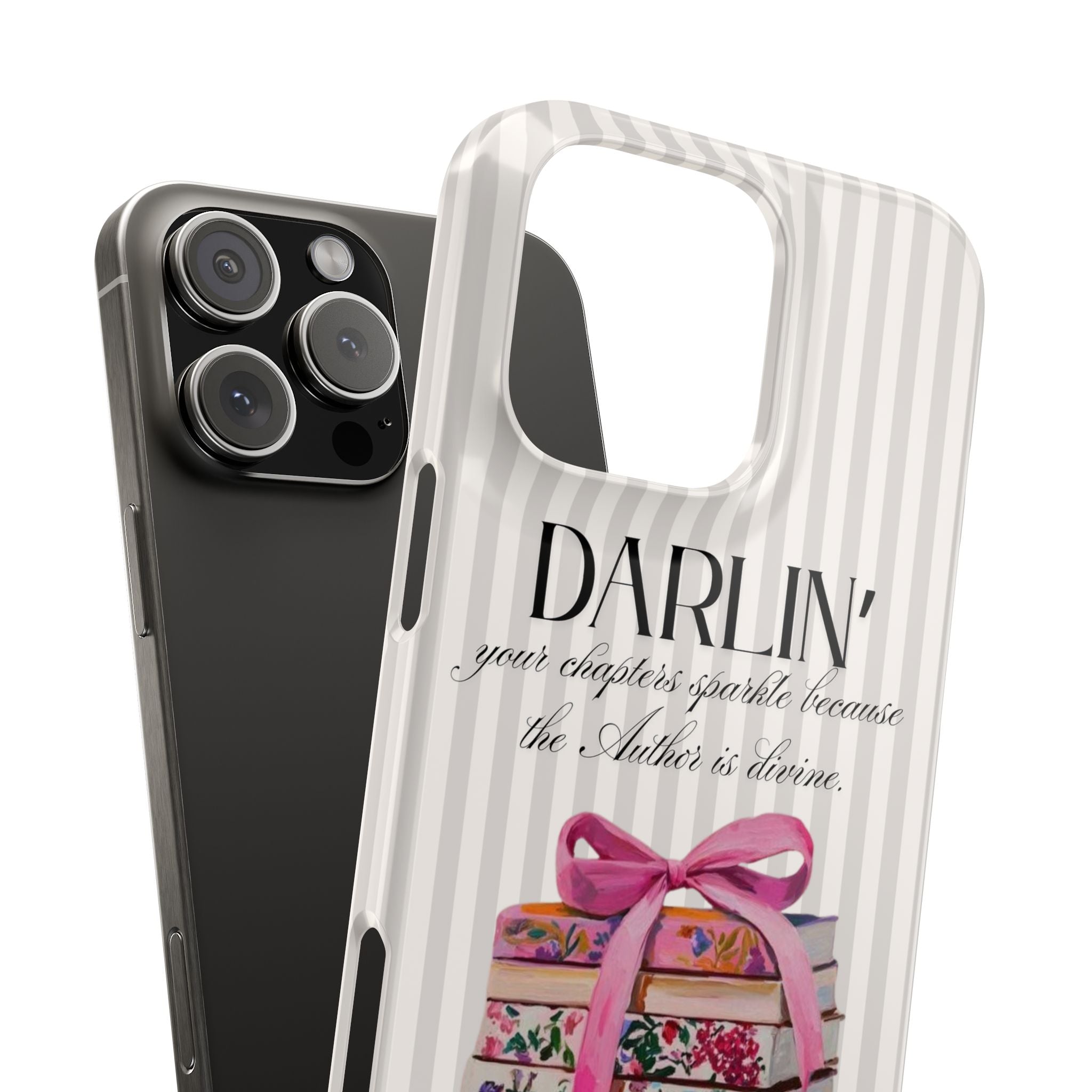 Darlin’ The Author Is Devine iPhone Case