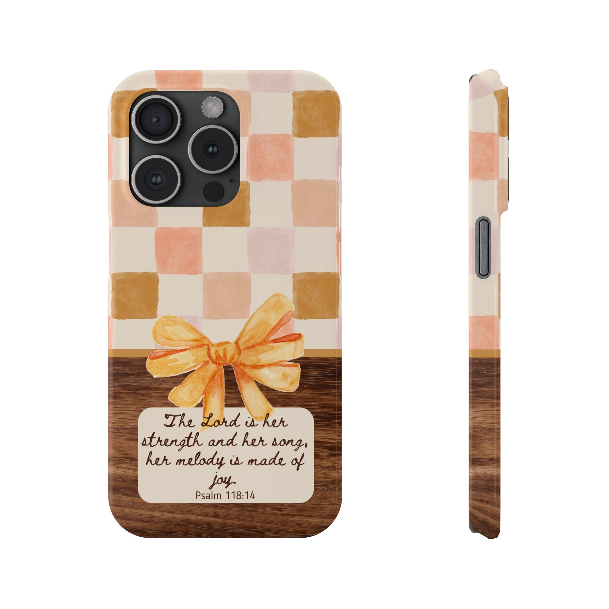The Lord Is Her Strength iPhone Case