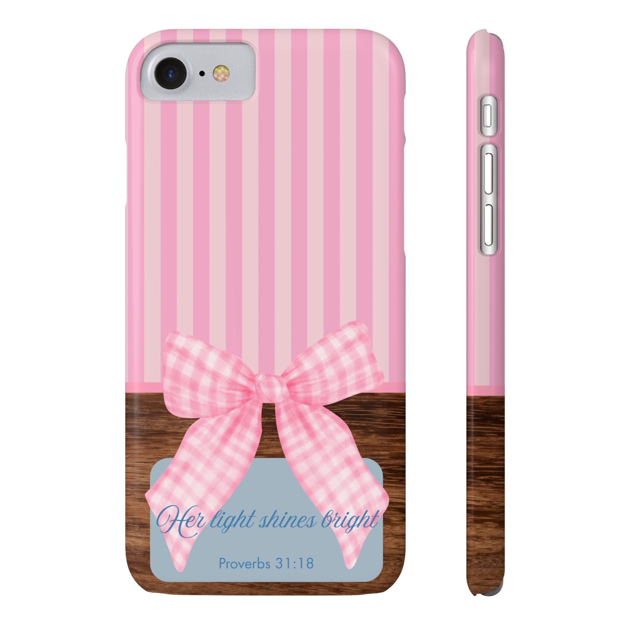 Her Light Shines Bright iPhone Case