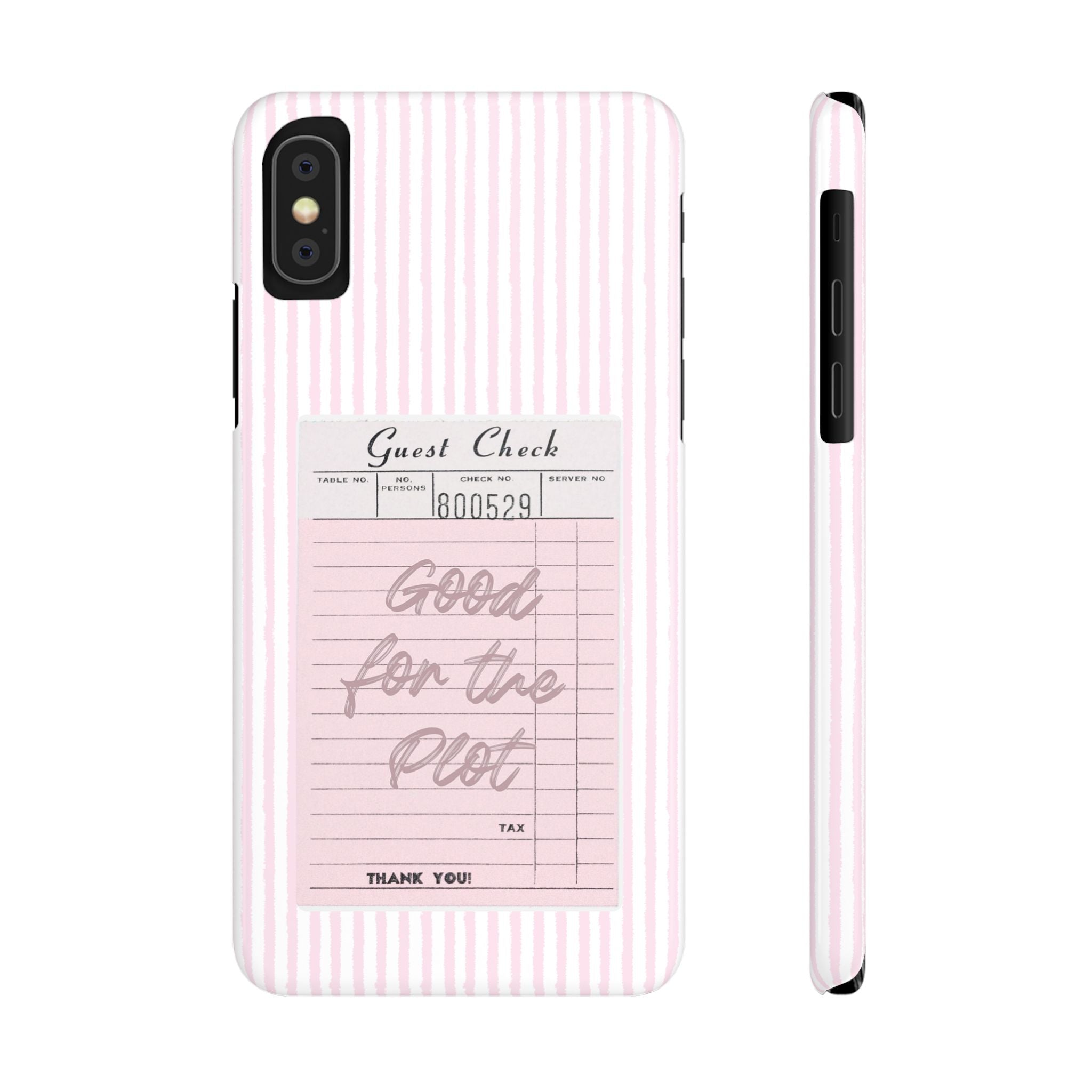 Good For The Plot iPhone Case