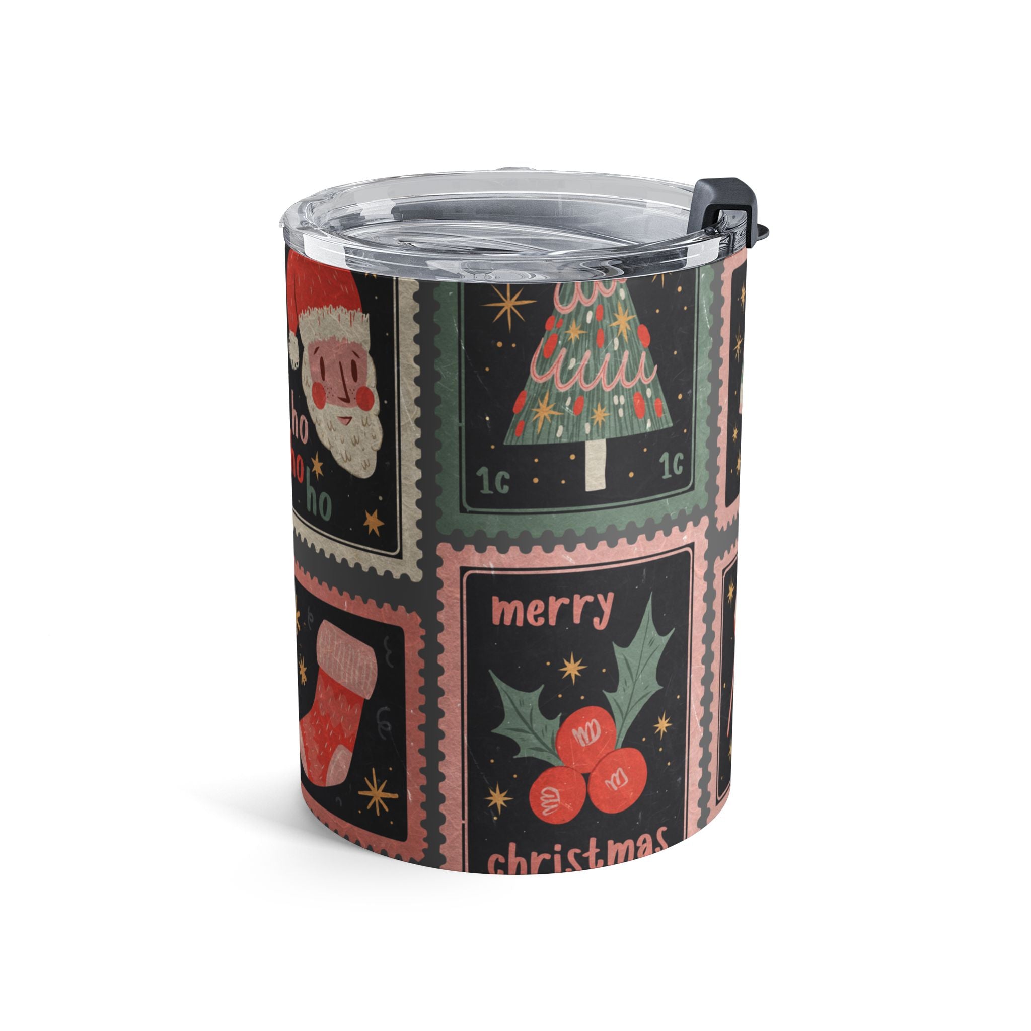 Christmas Stamp Mini Tumbler