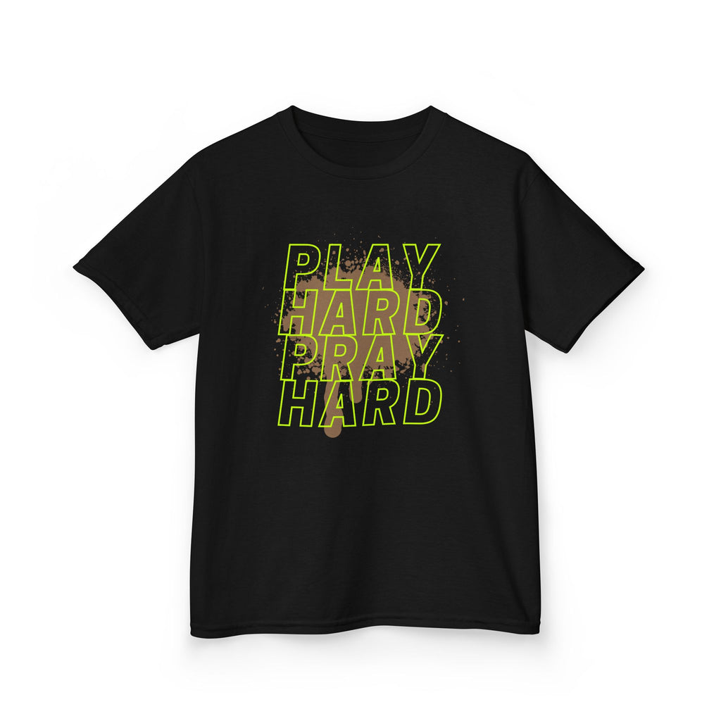 Play Hard Pray Hard Kids Tee