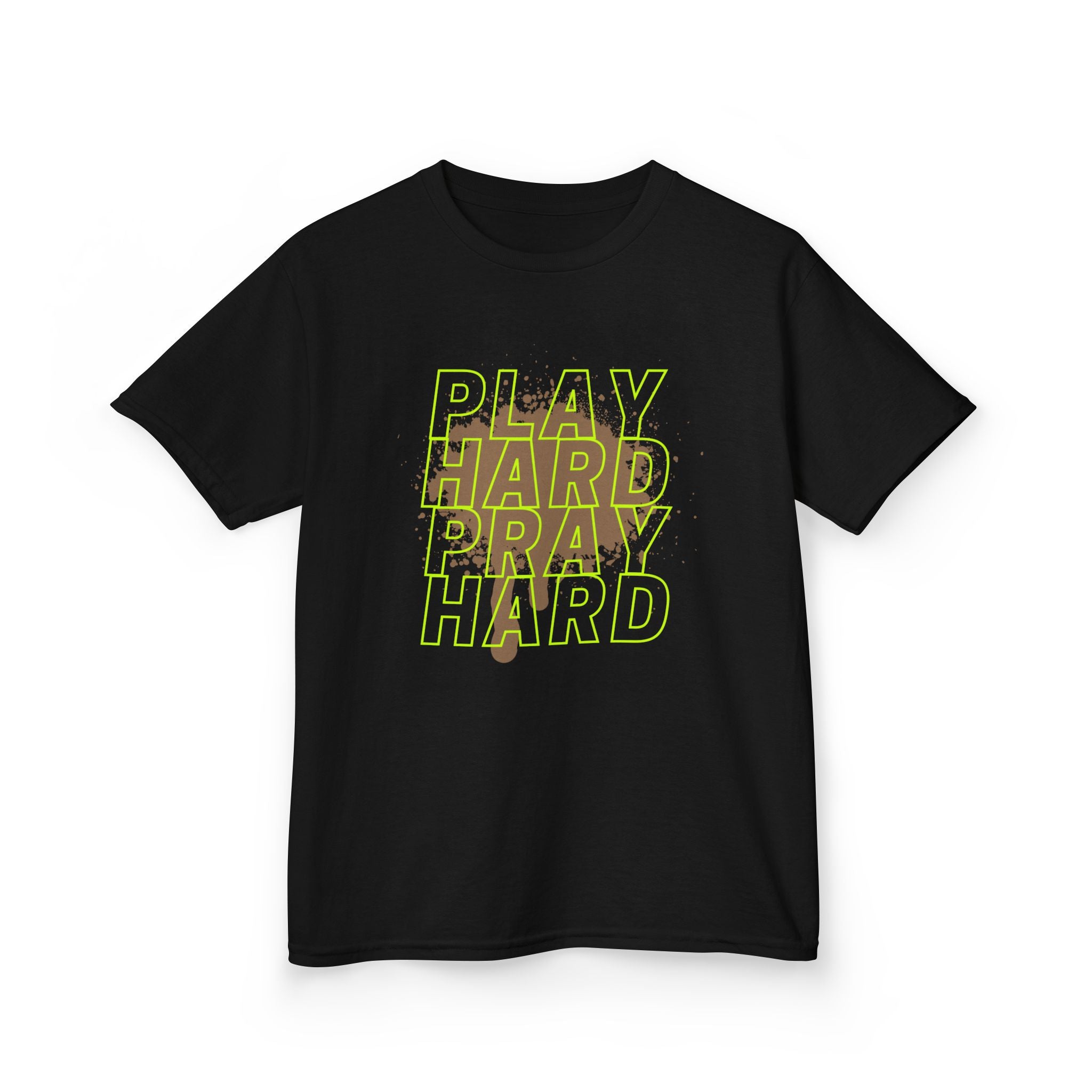 Play Hard Pray Hard Kids Tee
