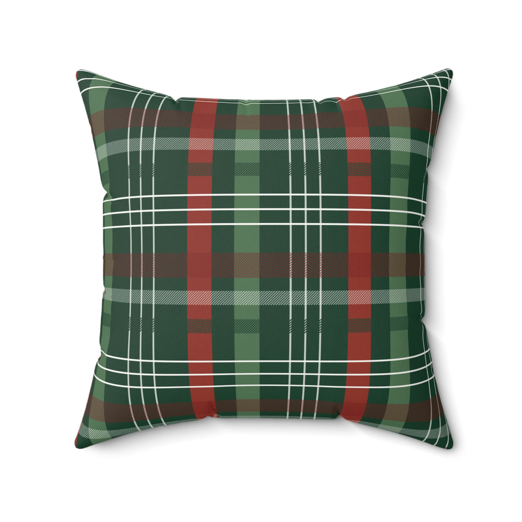 Red & Green Plaid Pillow