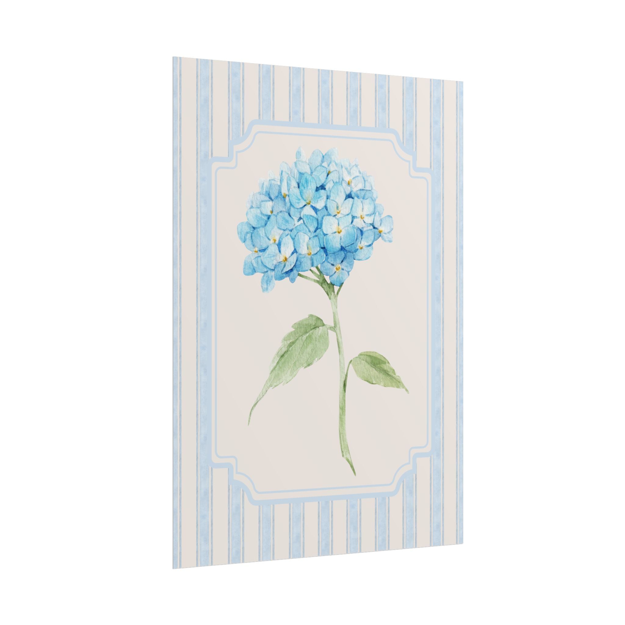 Blue Hydrangea Two Unframed Poster