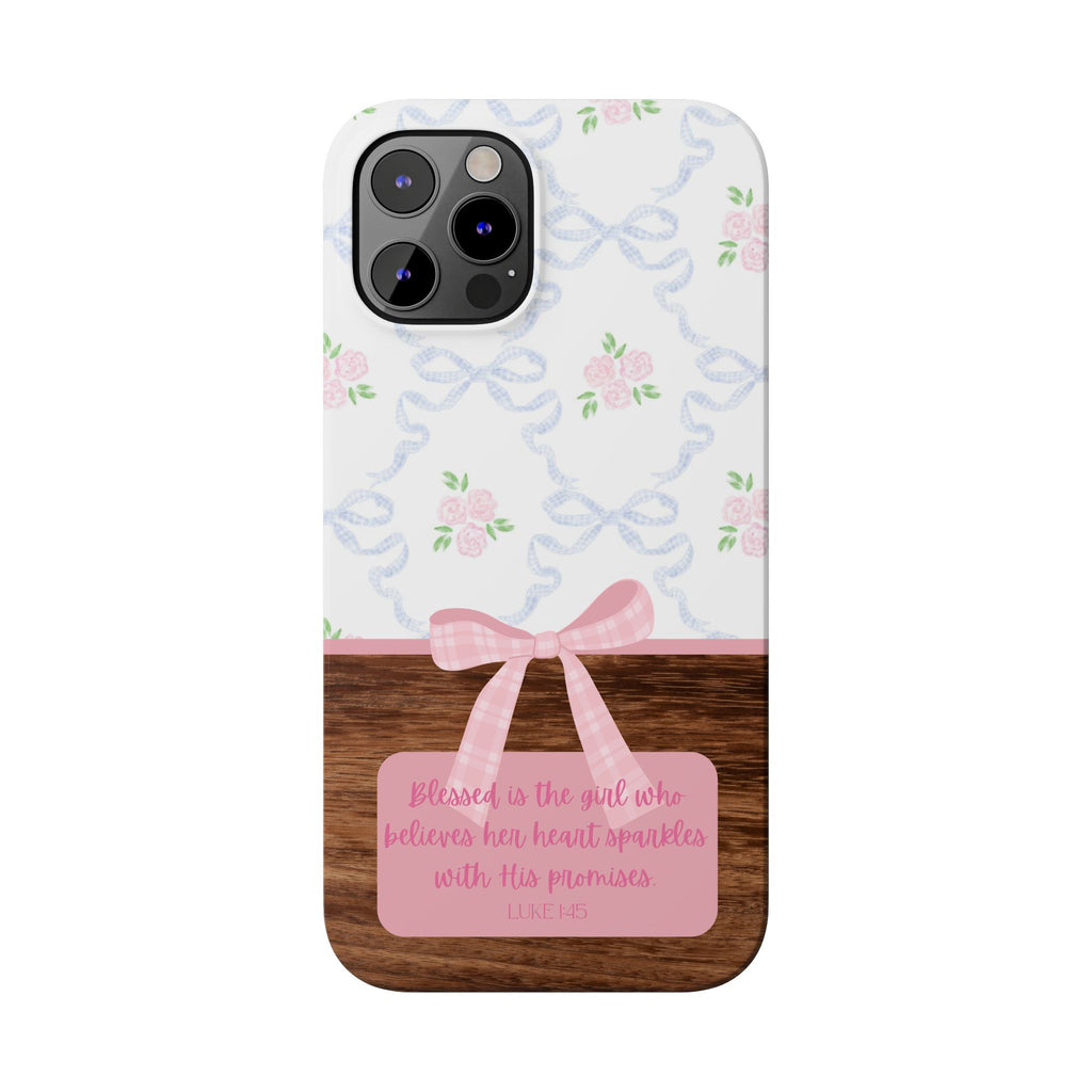 Blessed Is The Girl iPhone Case