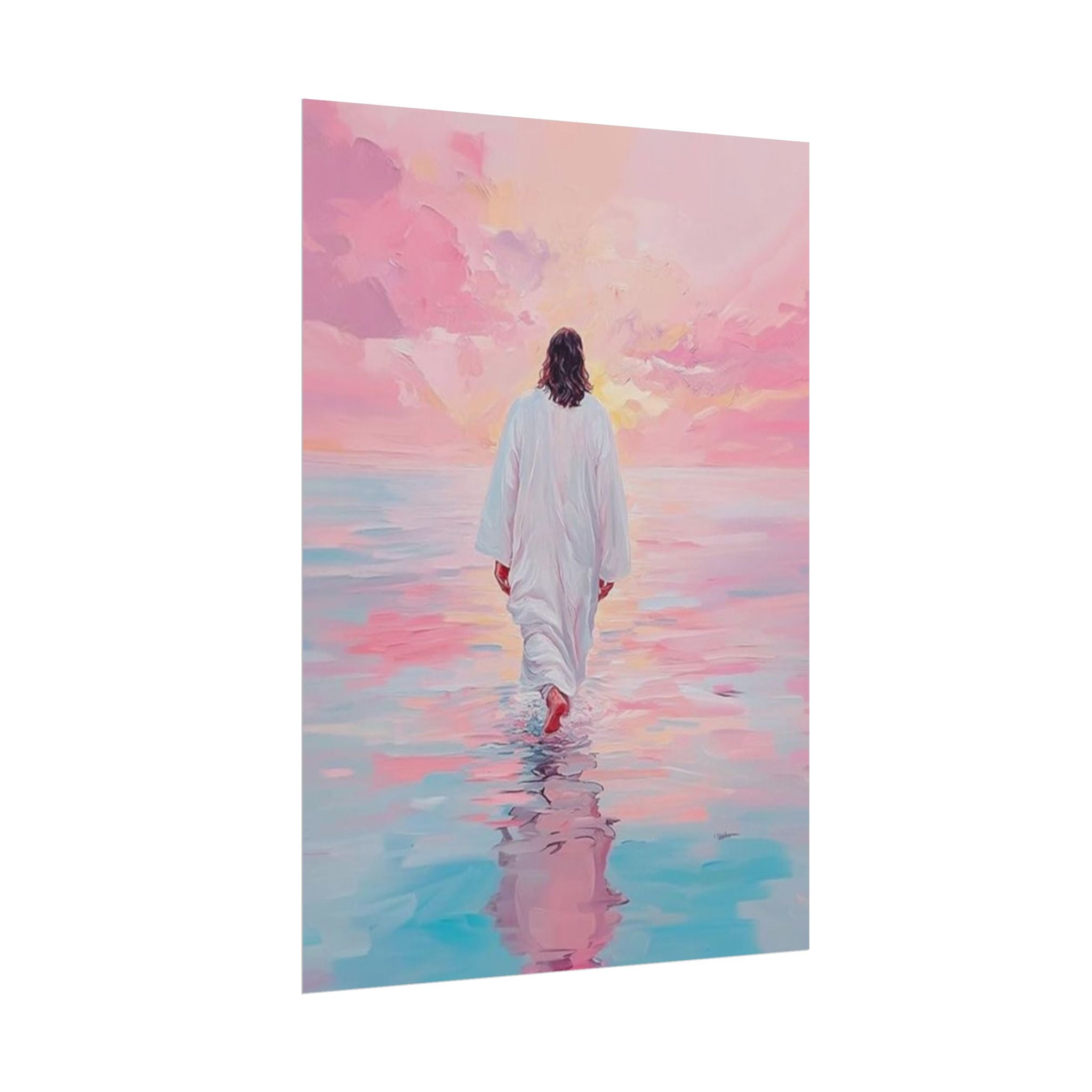 Jesus Walking On Water Unframed Poster