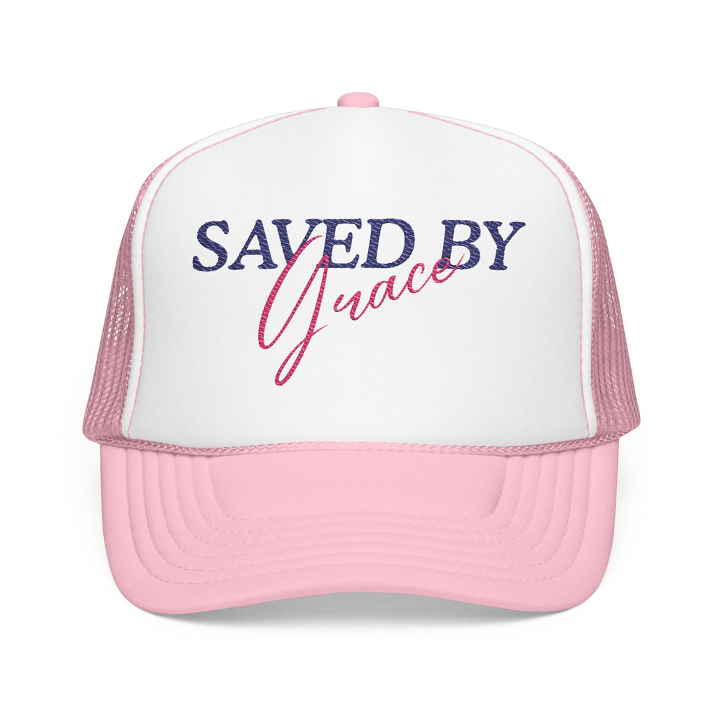 Saved By Grace Embroidered Hat