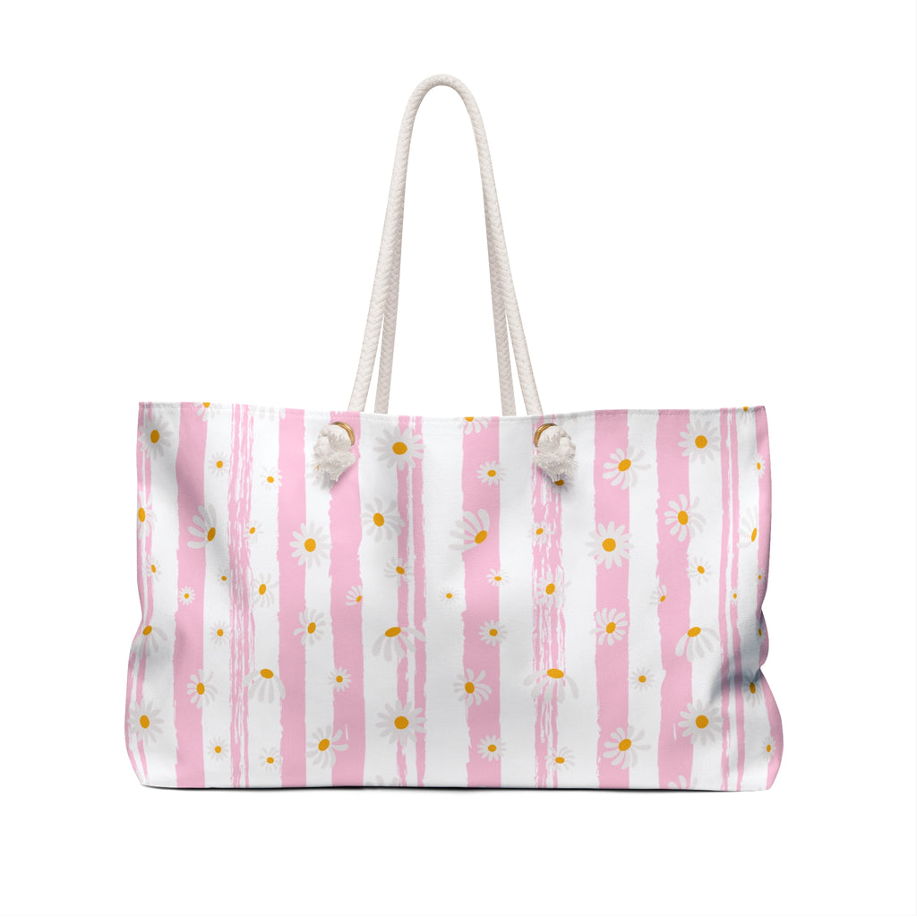 Pink Daisy Mama Weekender Bag