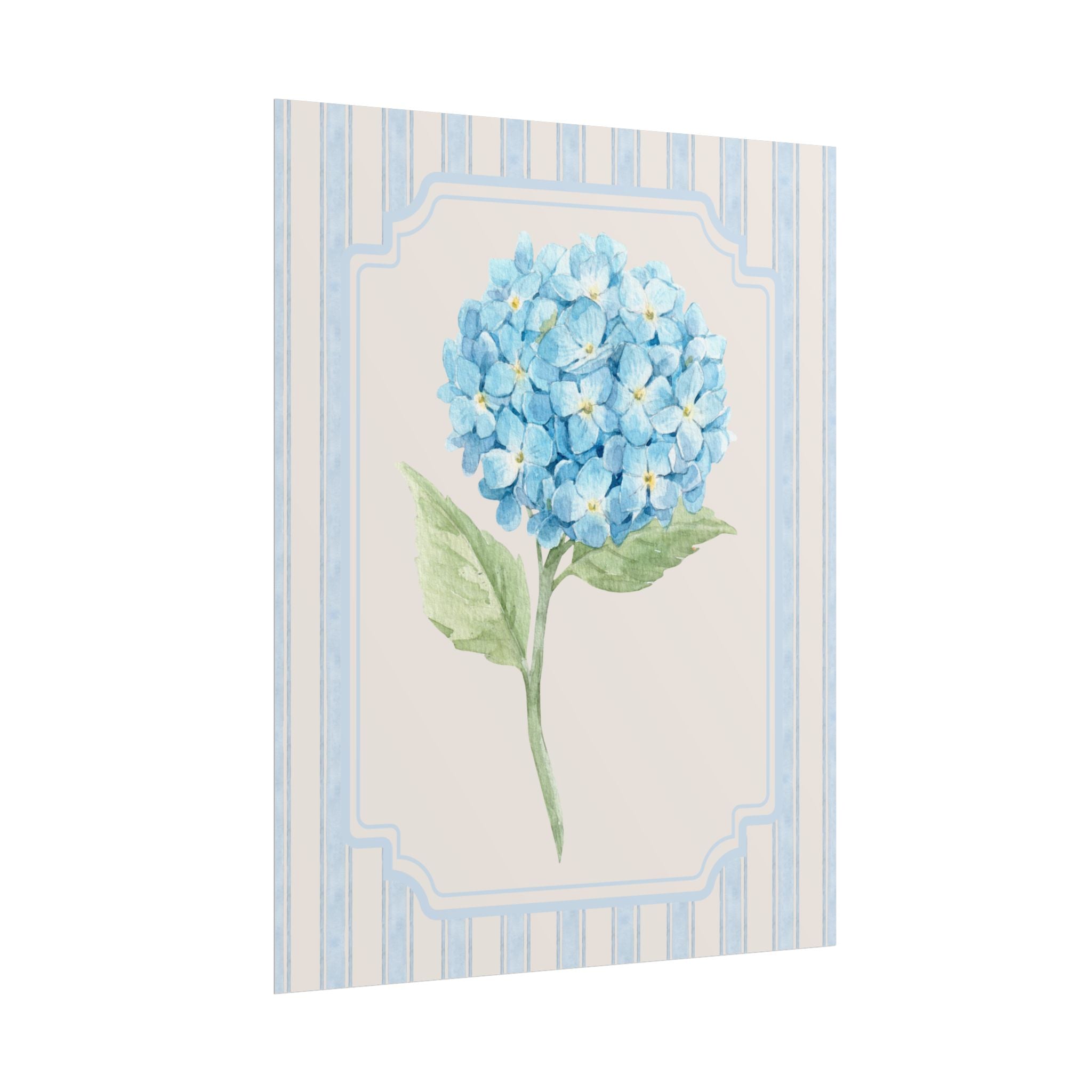 Blue Hydrangea Unframed Poster