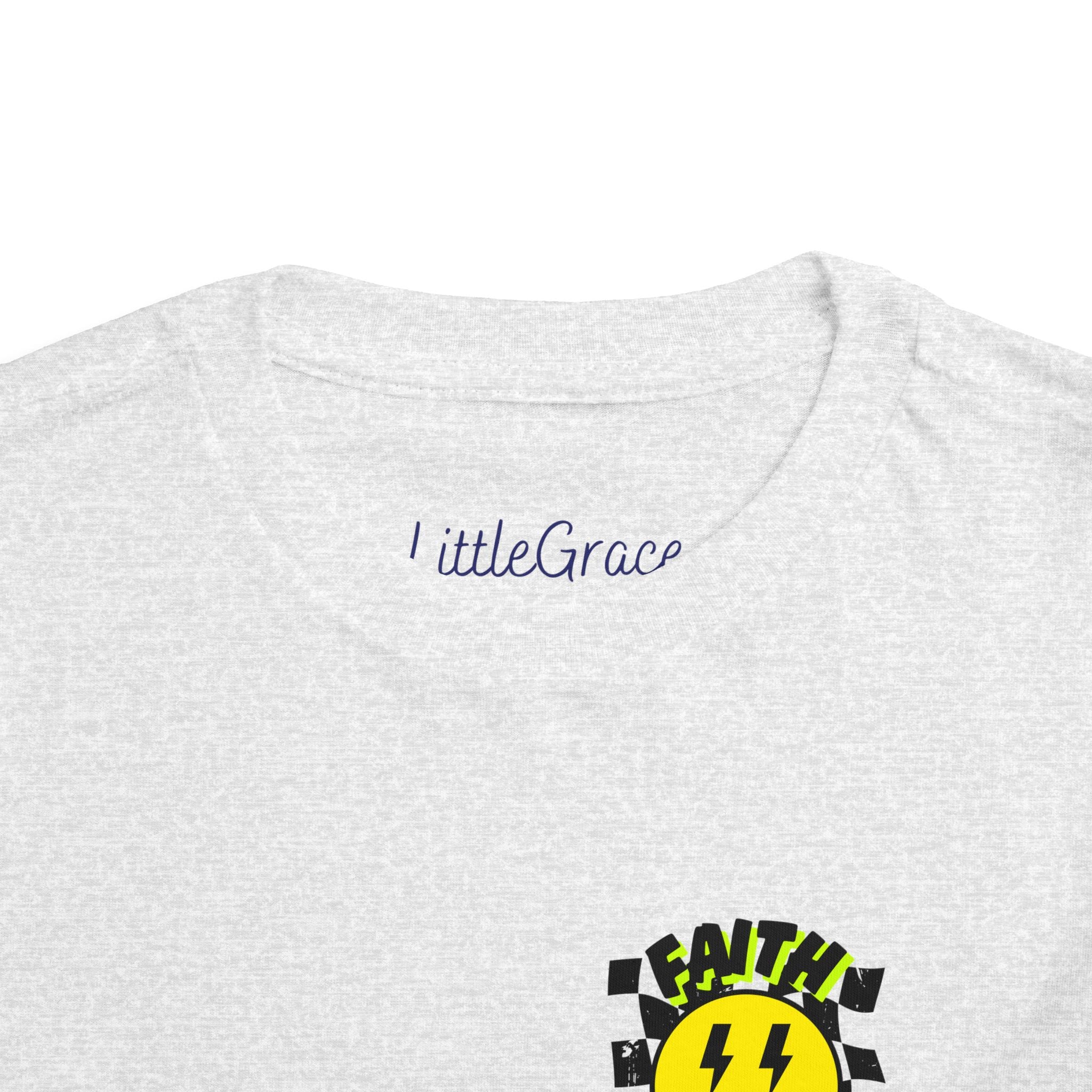 Faith over Fear front and back Toddler Tee