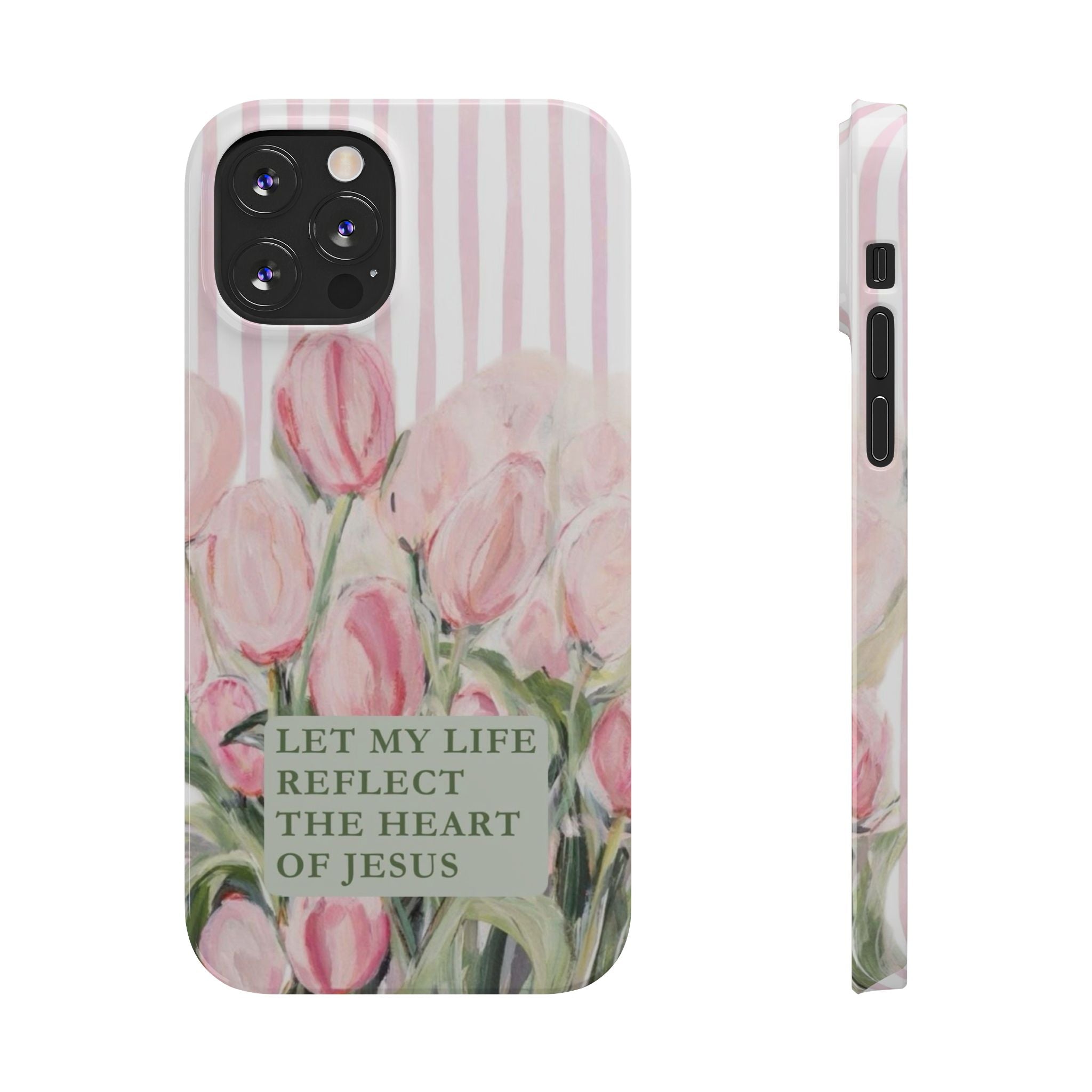 Let My Life Reflect The Heart Of Jesus iPhone Case