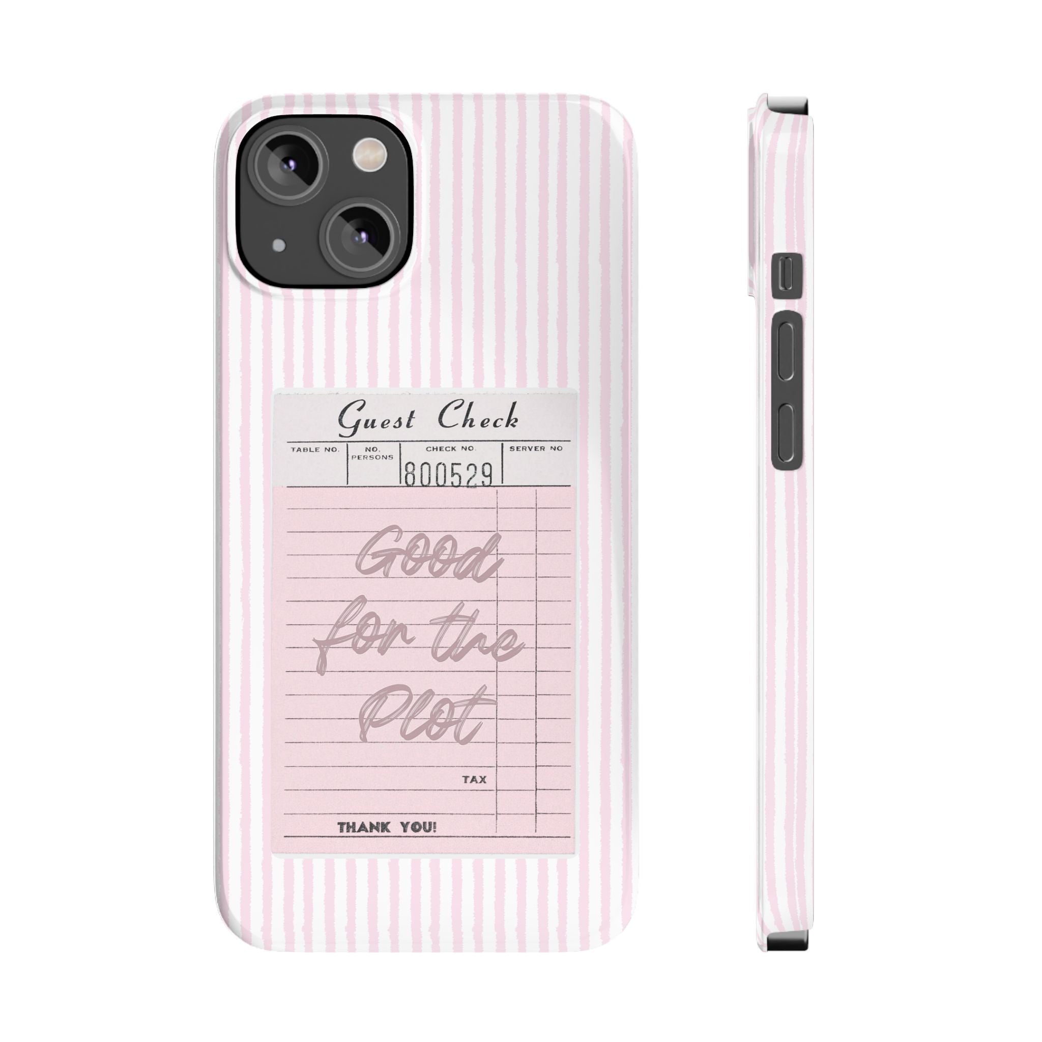 Good For The Plot iPhone Case