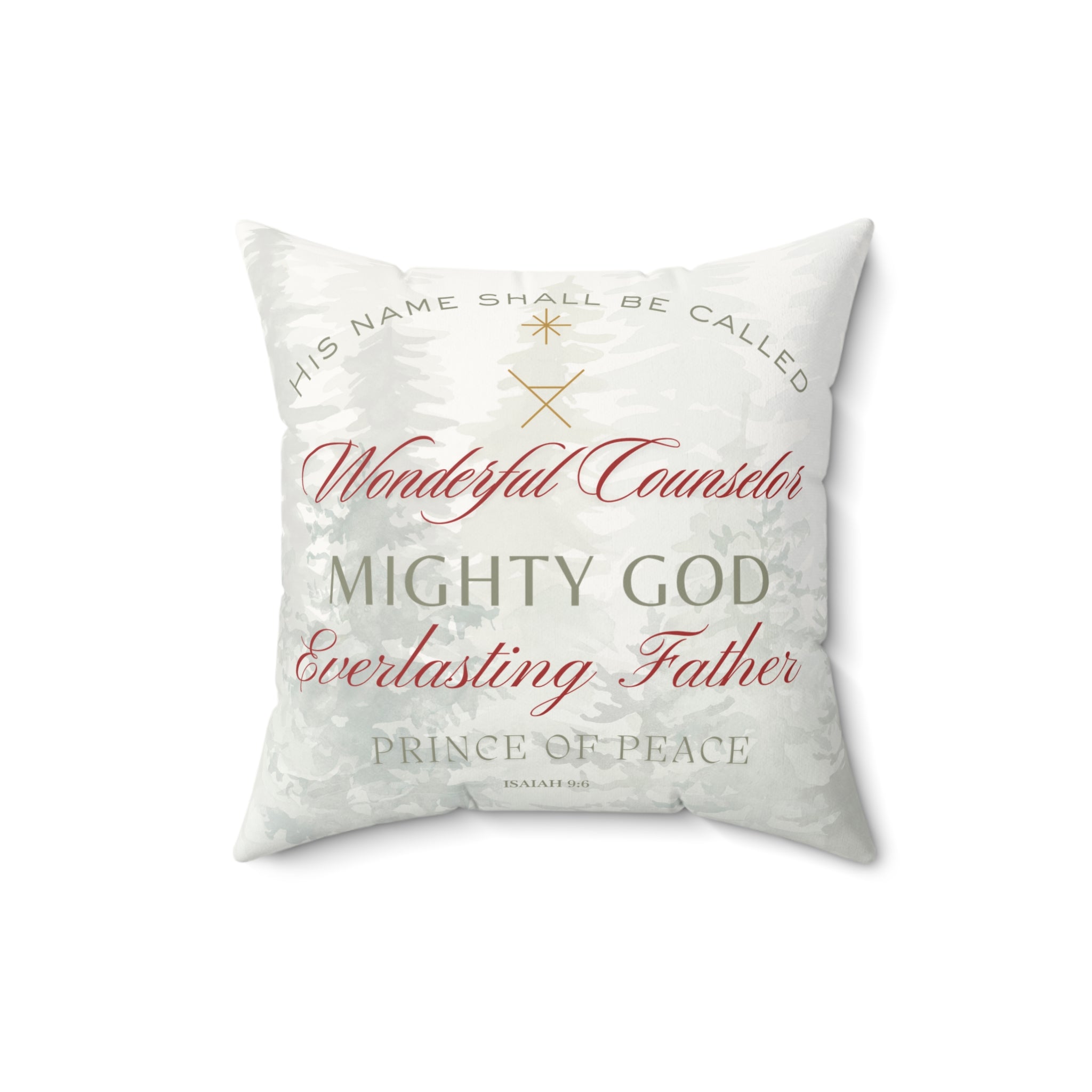 Jesus Christmas Pillow