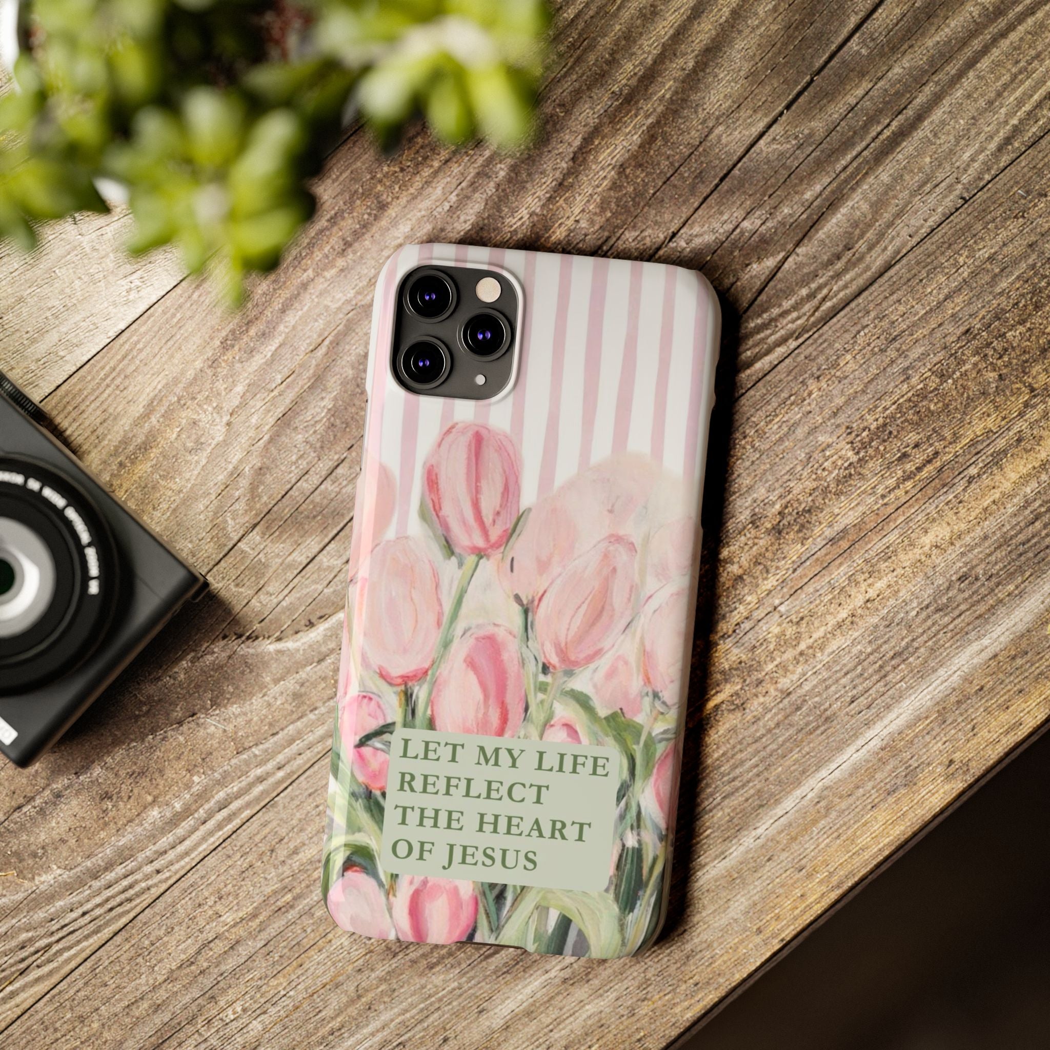 Let My Life Reflect The Heart Of Jesus iPhone Case