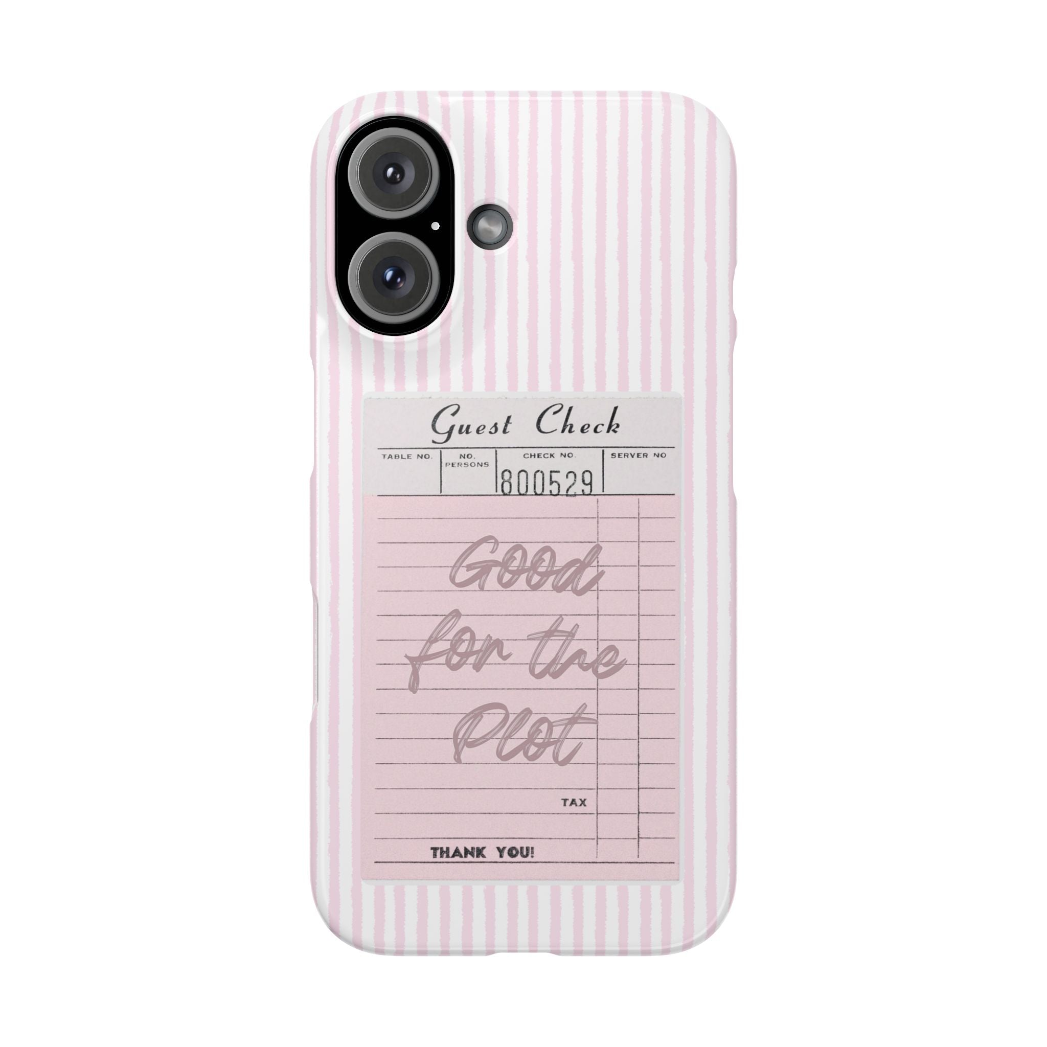 Good For The Plot iPhone Case