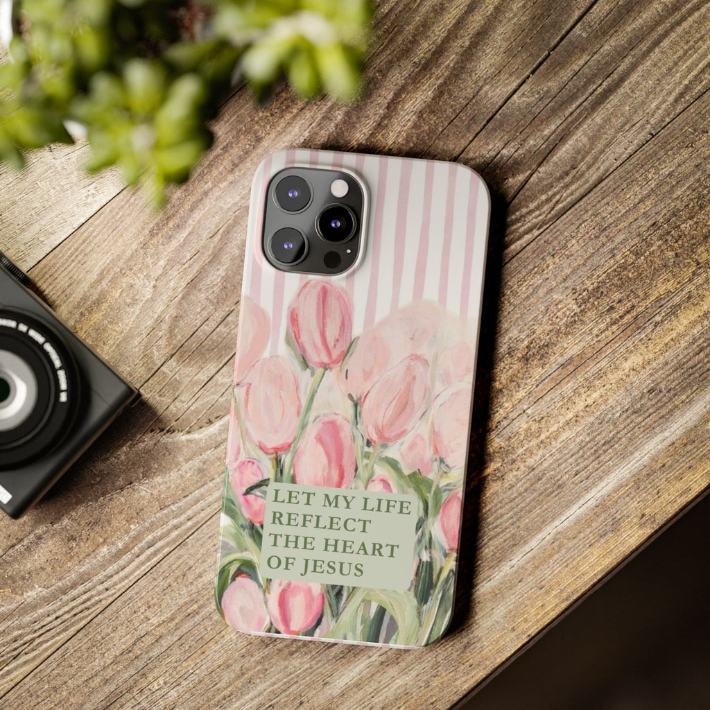 Let My Life Reflect The Heart Of Jesus iPhone Case