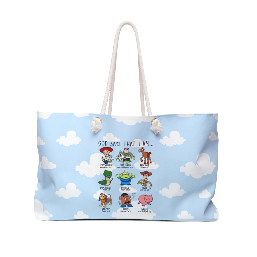 God Says TS Weekender Bag