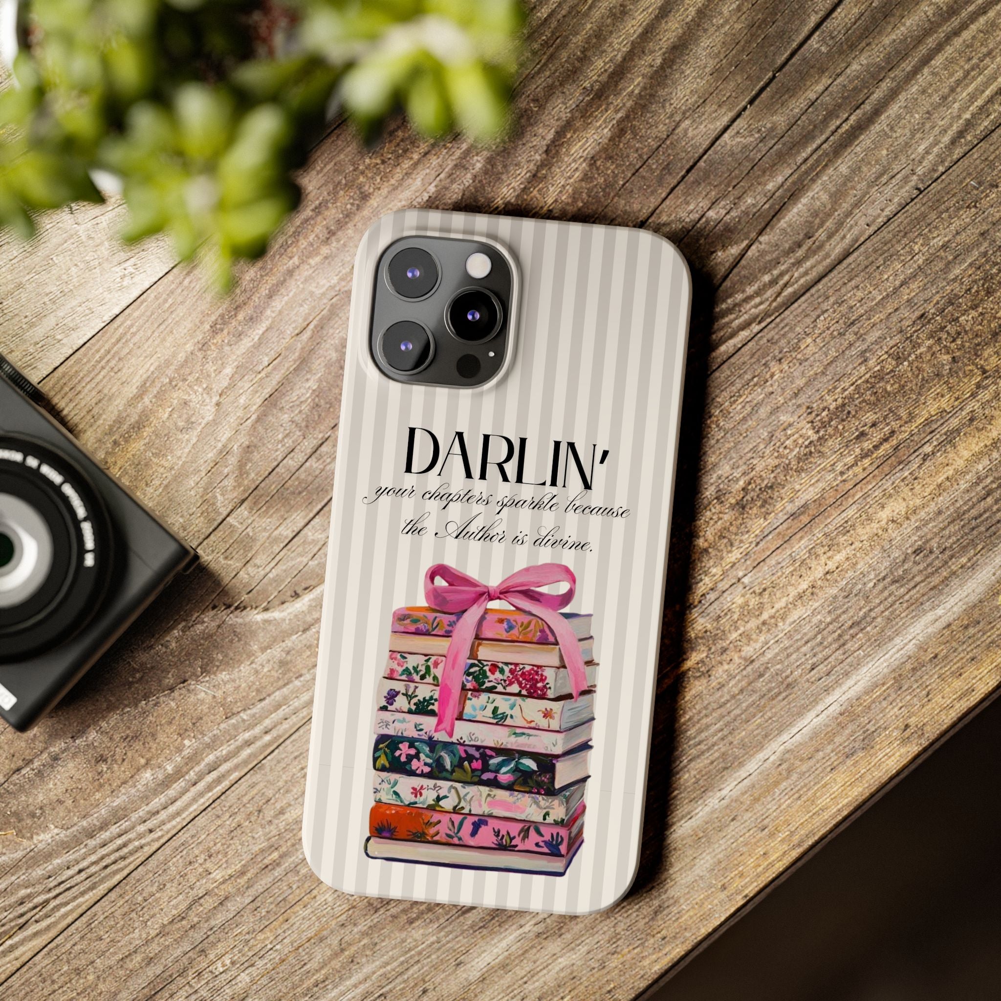Darlin’ The Author Is Devine iPhone Case