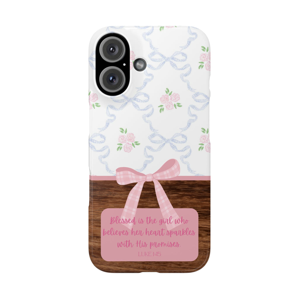 Blessed Is The Girl iPhone Case