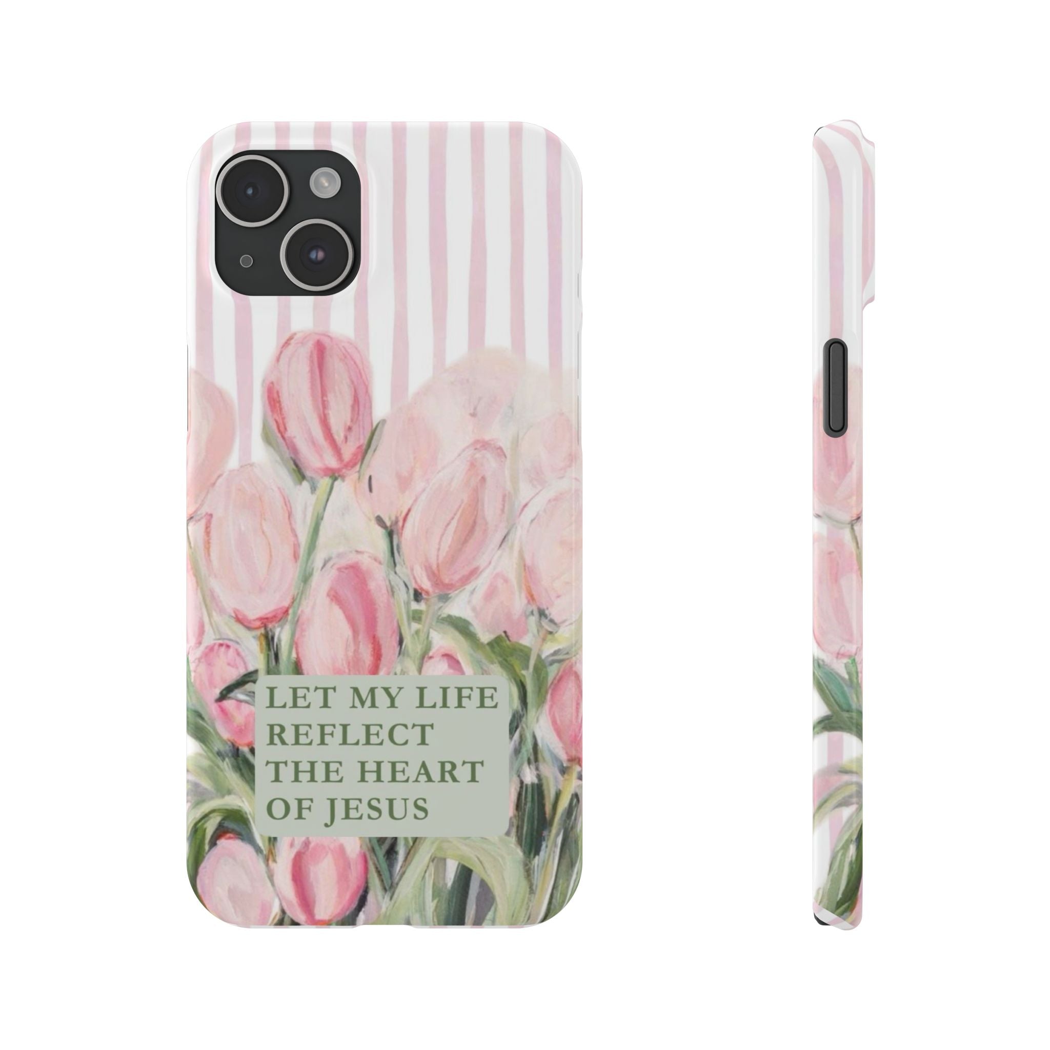 Let My Life Reflect The Heart Of Jesus iPhone Case