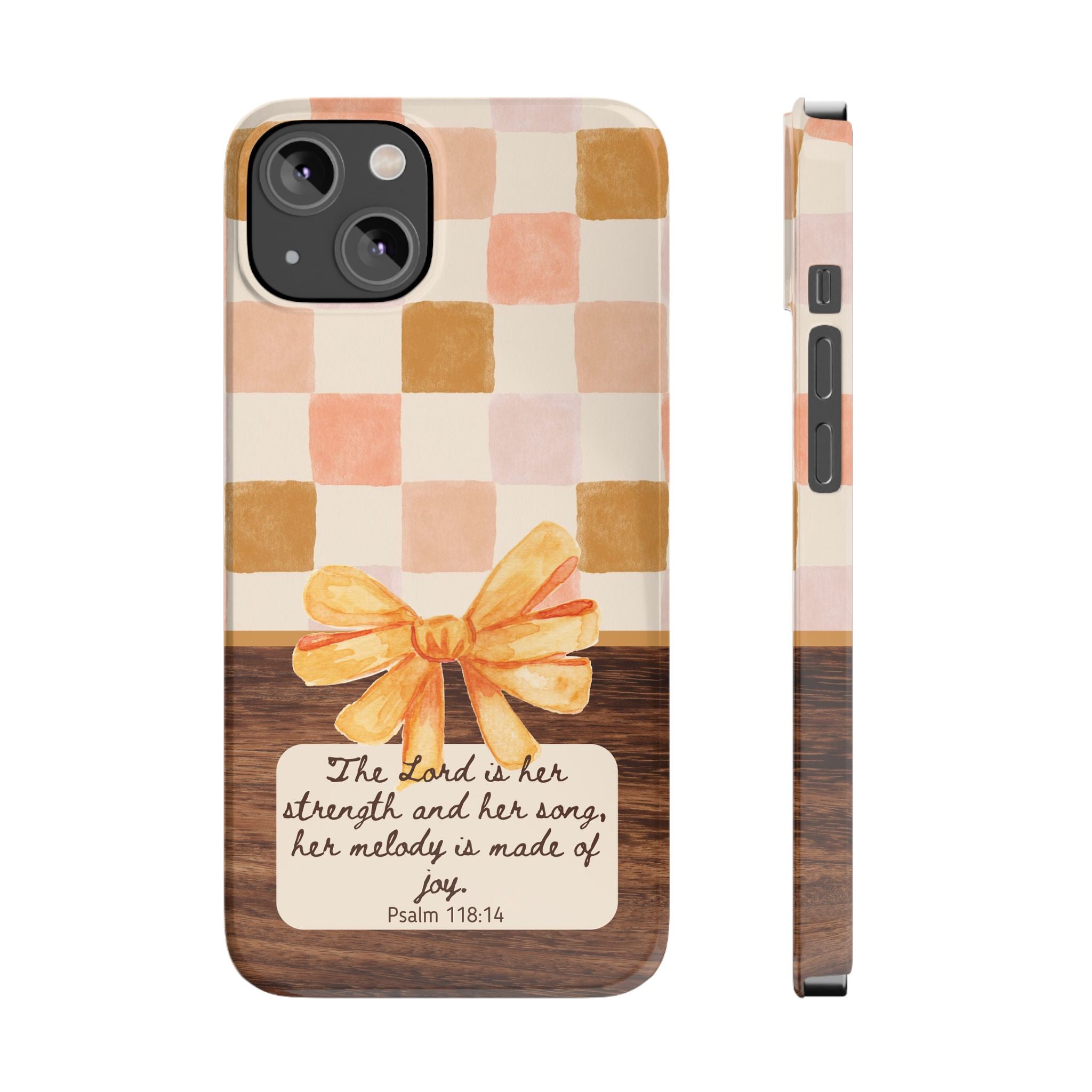 The Lord Is Her Strength iPhone Case