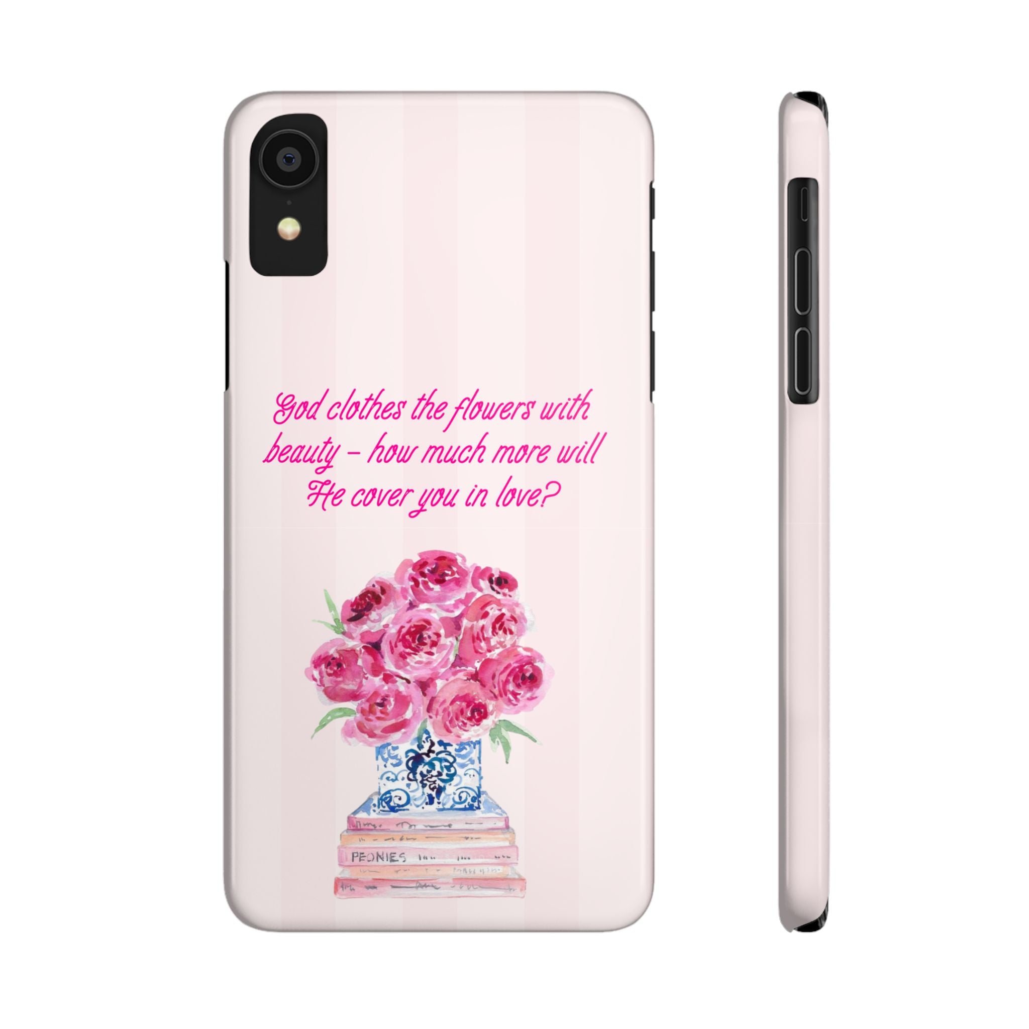God Clothes The Flowers In Beauty Calling iPhone Case