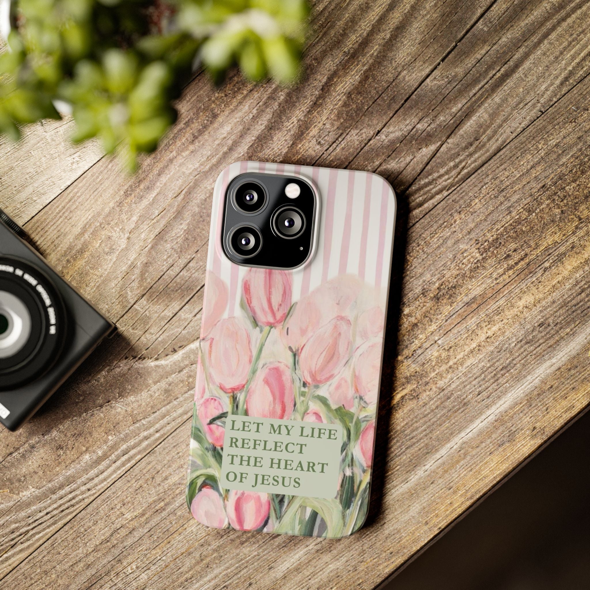 Let My Life Reflect The Heart Of Jesus iPhone Case
