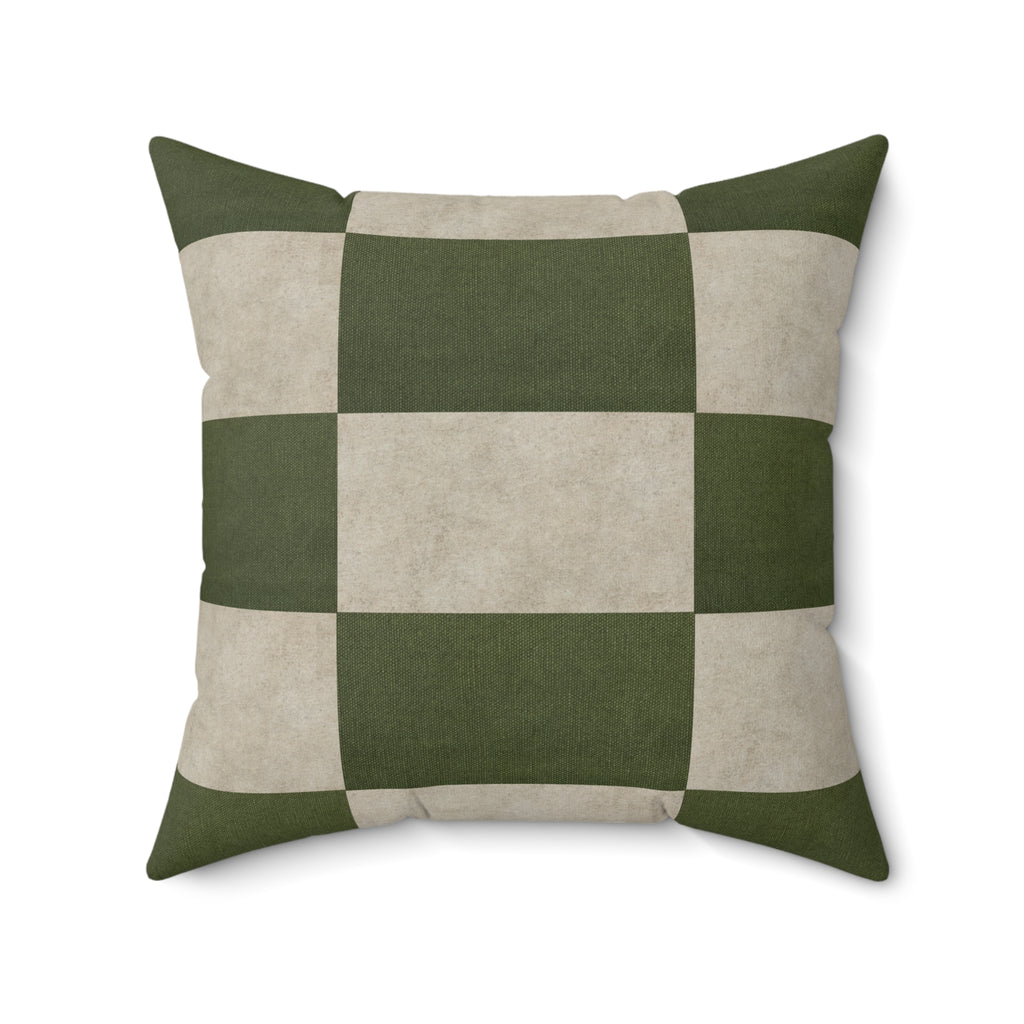 Stone & Green Pillow