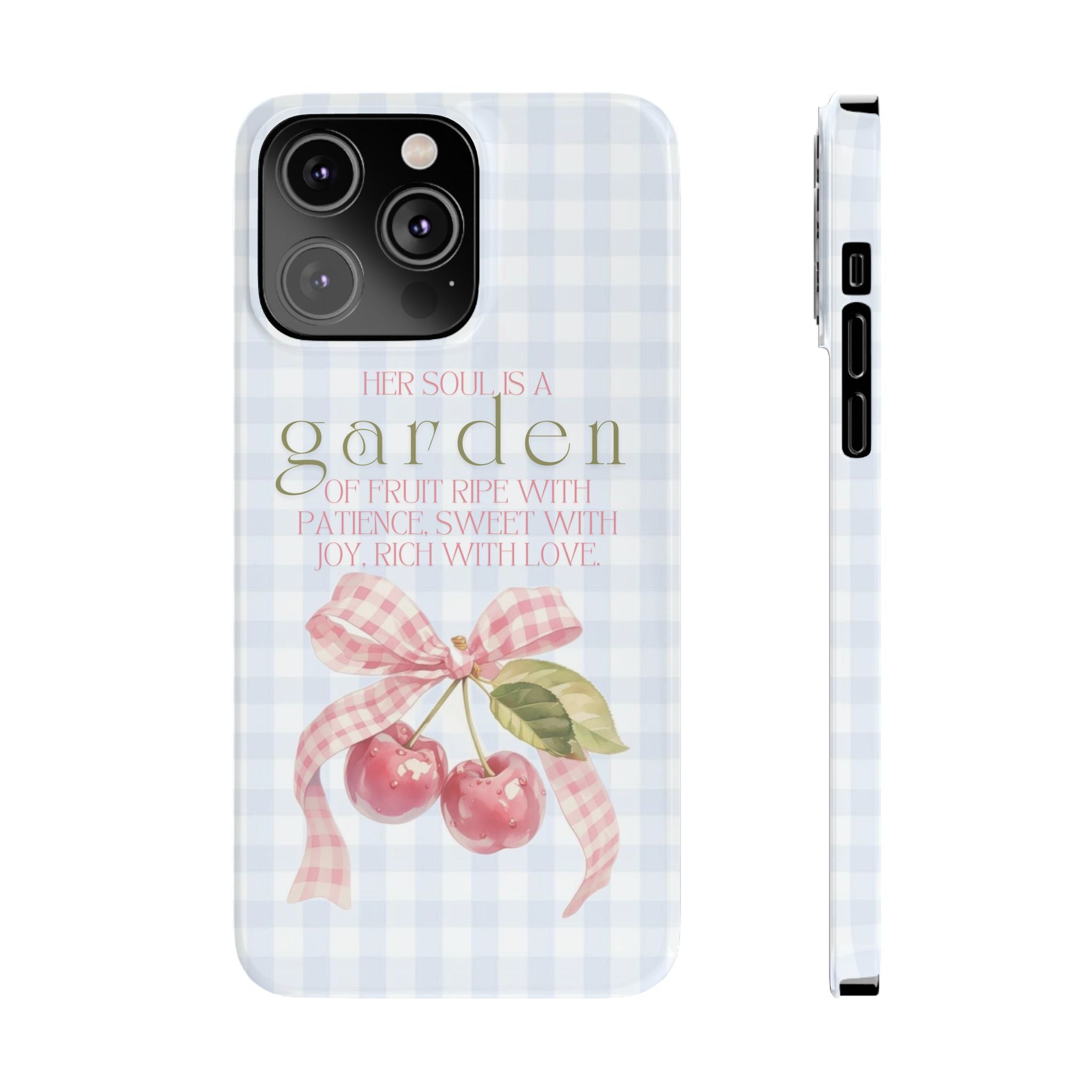 Her Soul Is A Garden iPhone Case