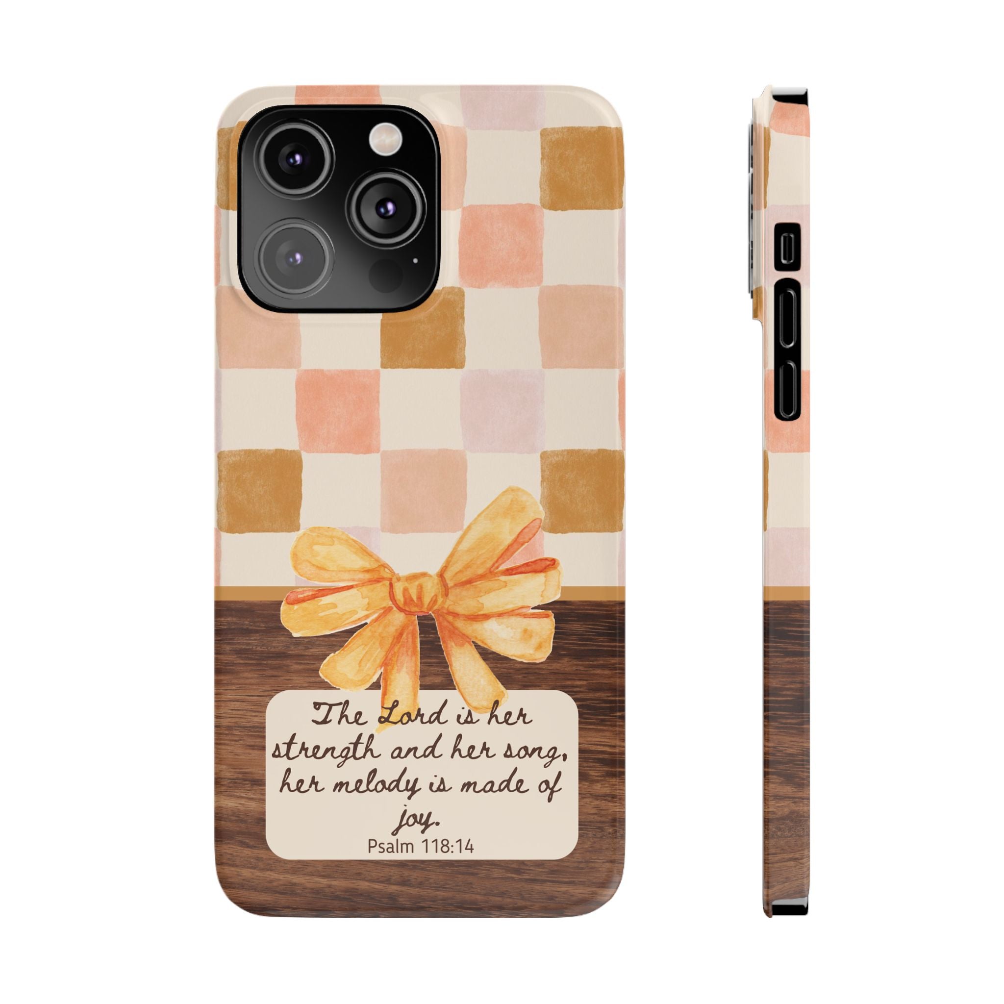 The Lord Is Her Strength iPhone Case