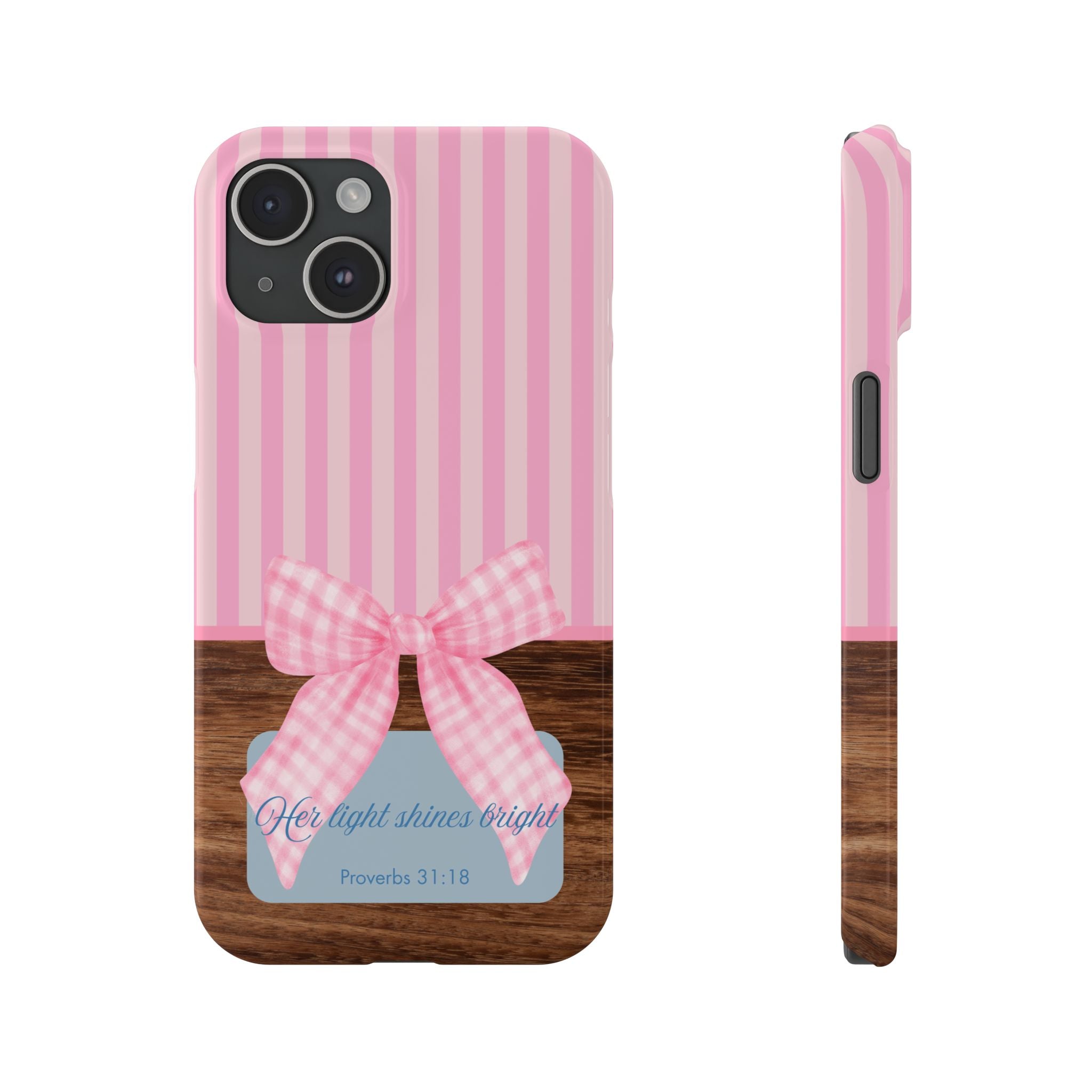 Her Light Shines Bright iPhone Case