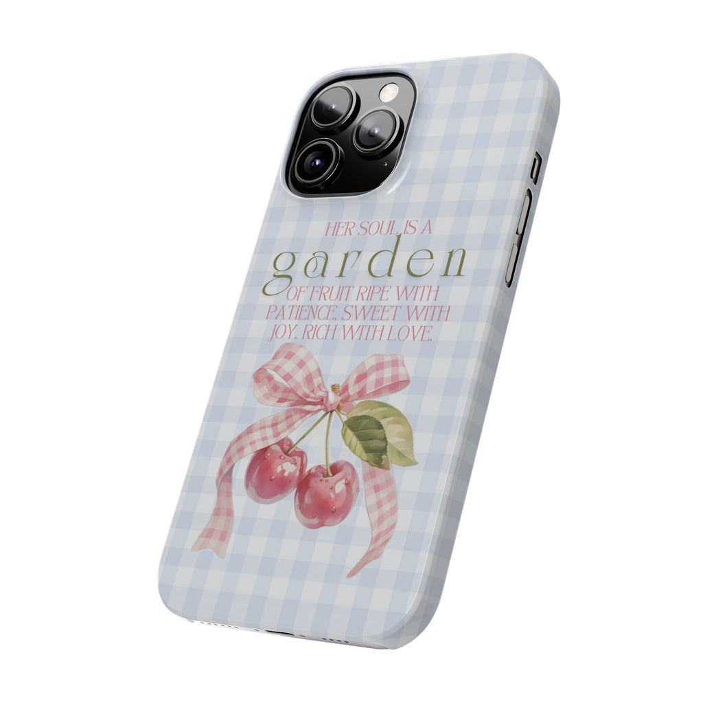 Her Soul Is A Garden iPhone Case