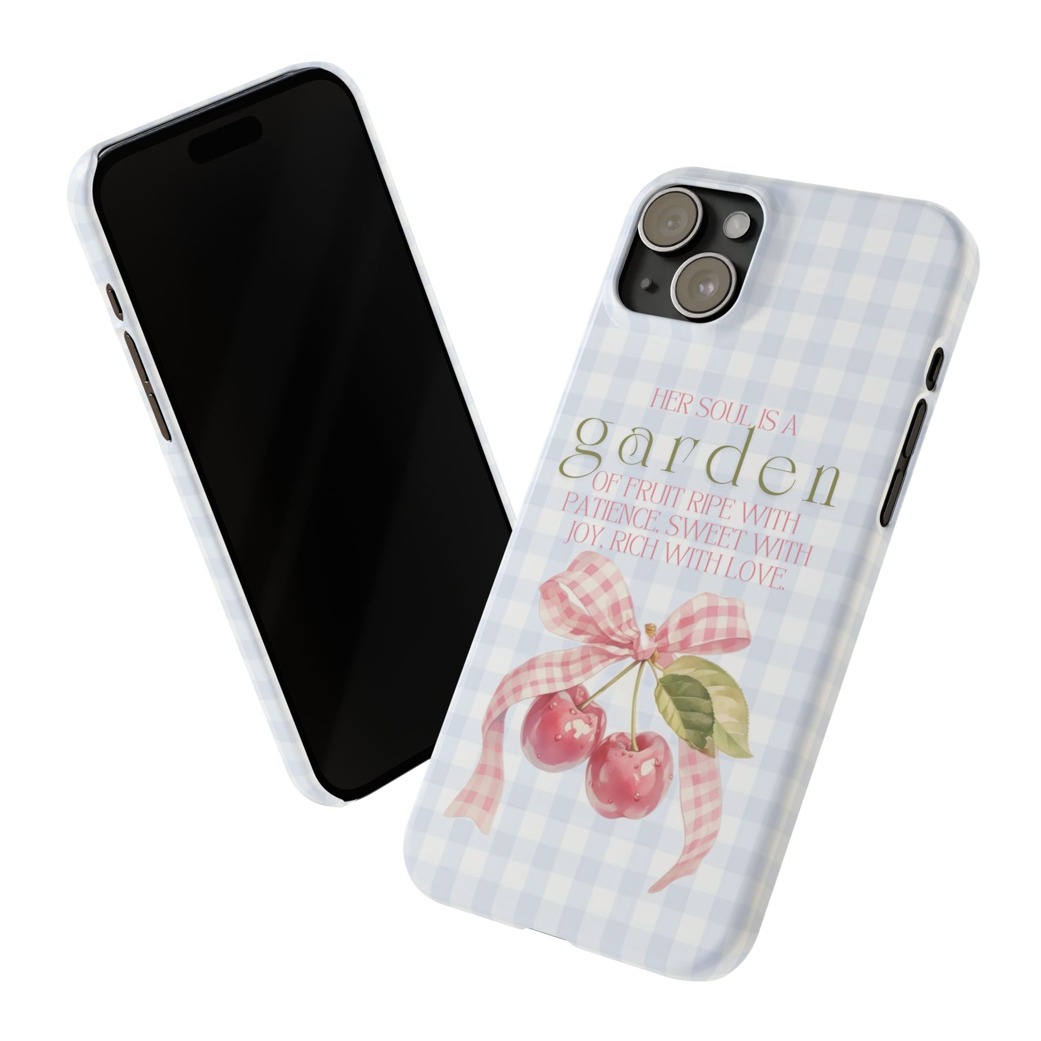 Her Soul Is A Garden iPhone Case