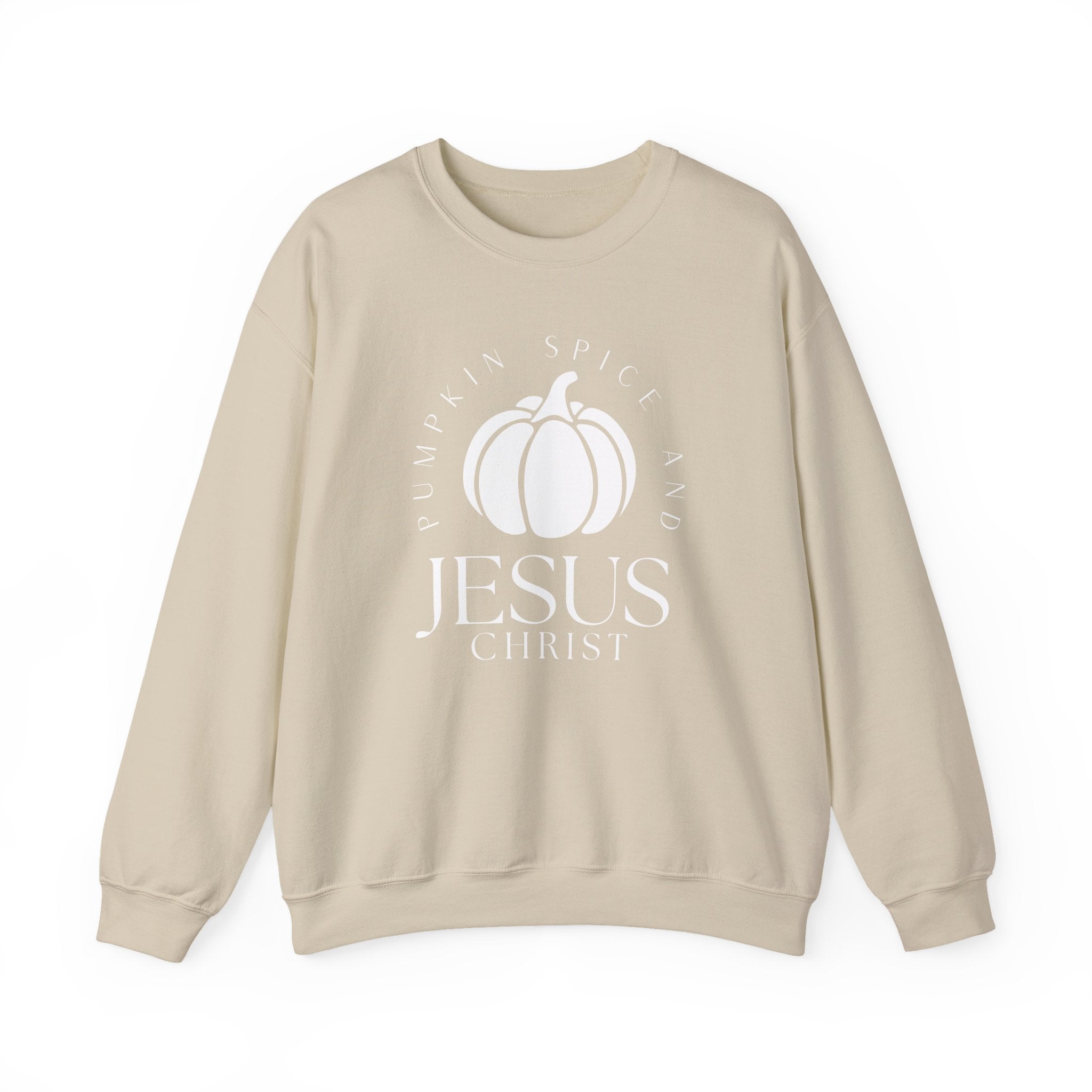 Pumpkin Spice And Jesus Christ Cozy Sweatshirt