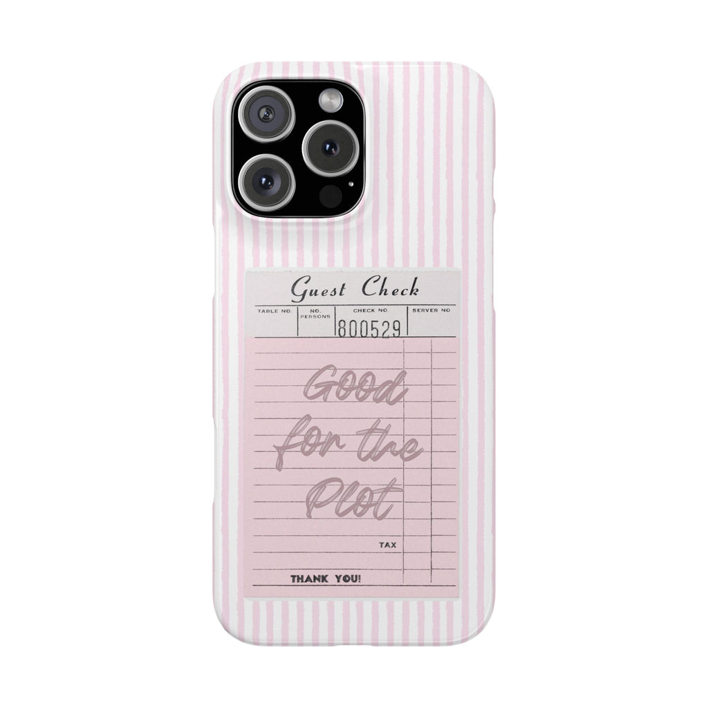 Good For The Plot iPhone Case