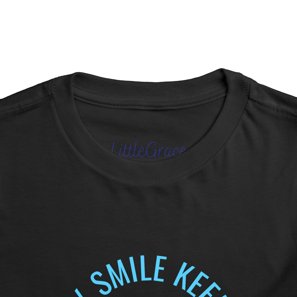 My Smile Keeps Me Out Of Trouble Toddler Tee
