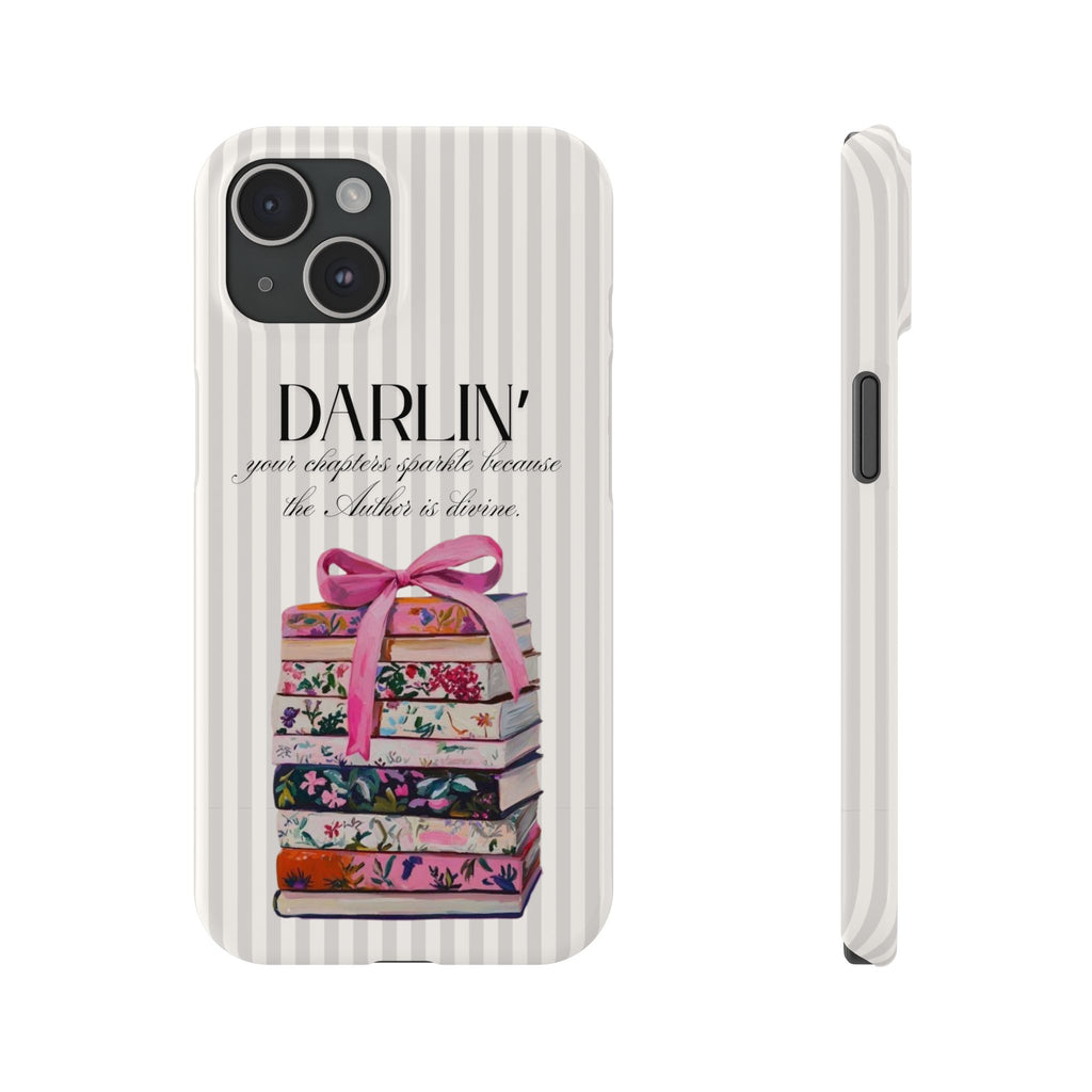 Darlin’ The Author Is Devine iPhone Case