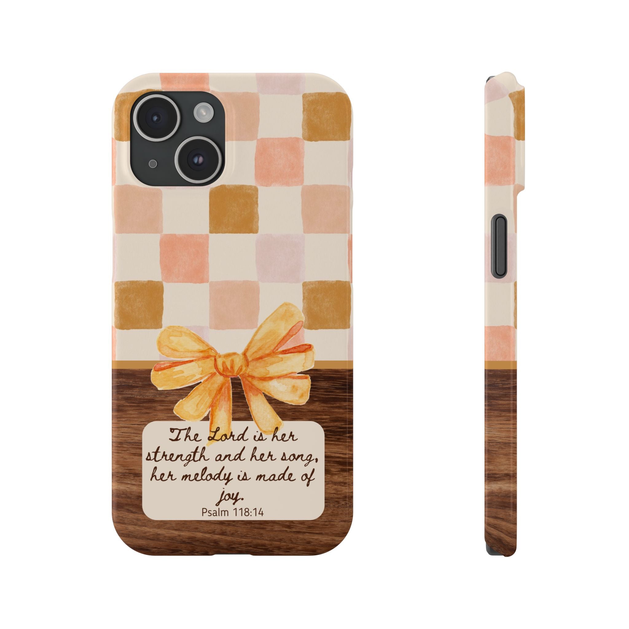 The Lord Is Her Strength iPhone Case
