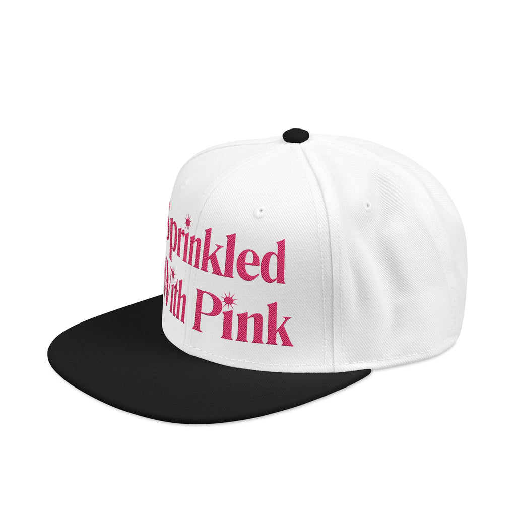 Sprinkled With Pink Embroidered Hat
