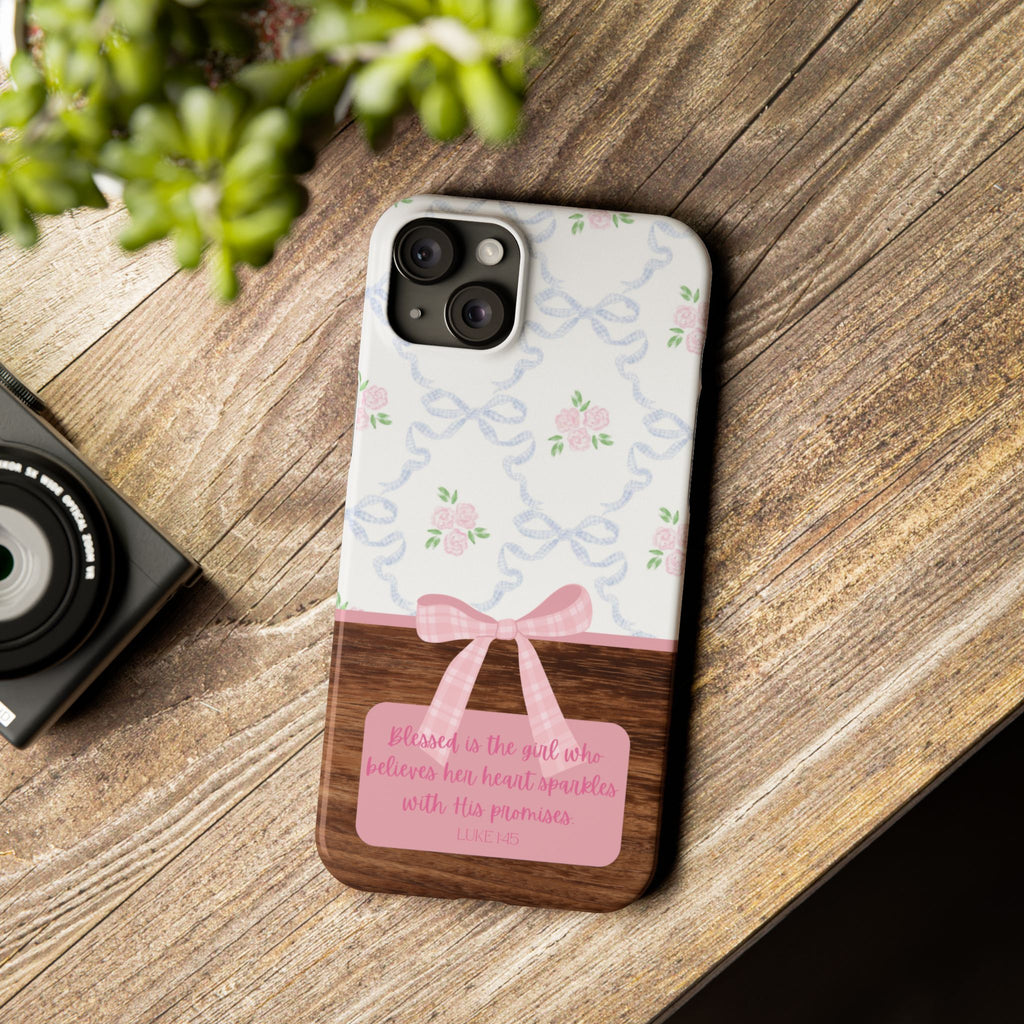 Blessed Is The Girl iPhone Case