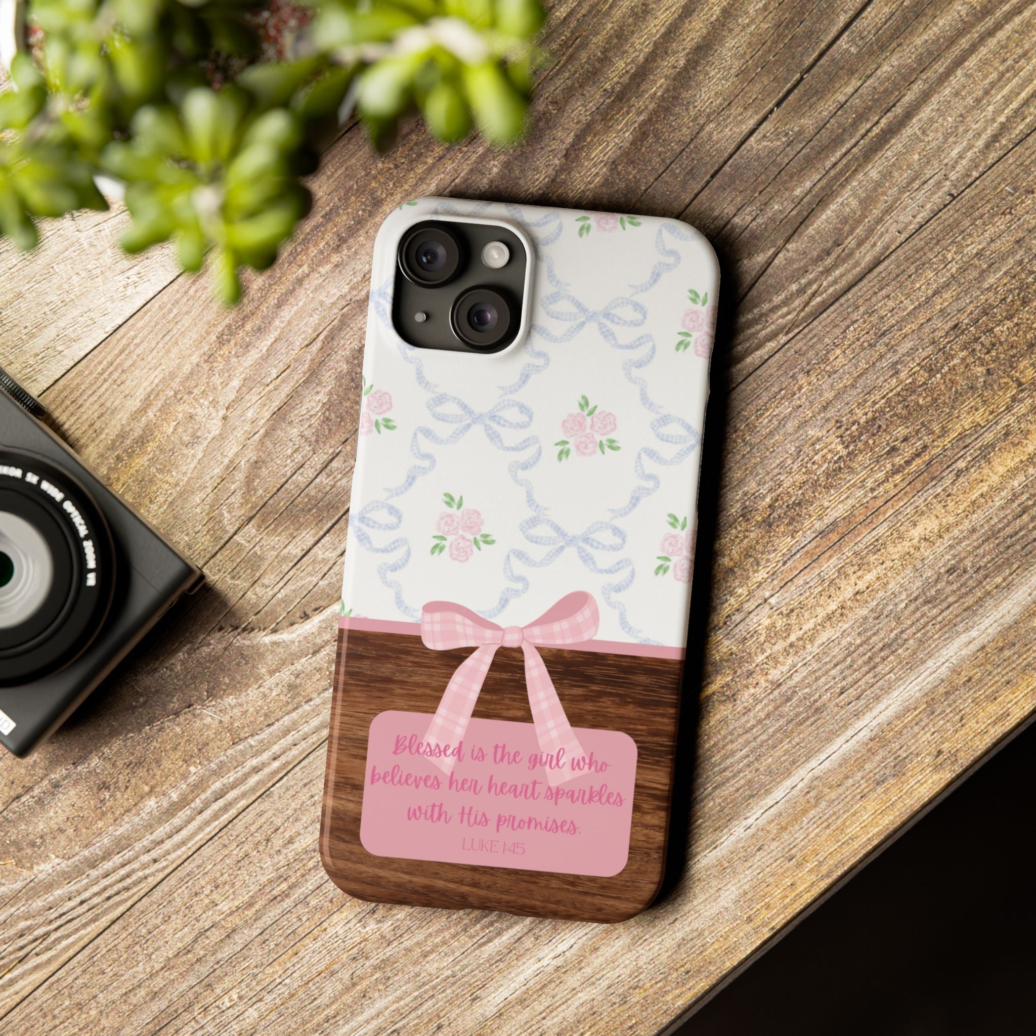 Blessed Is The Girl iPhone Case