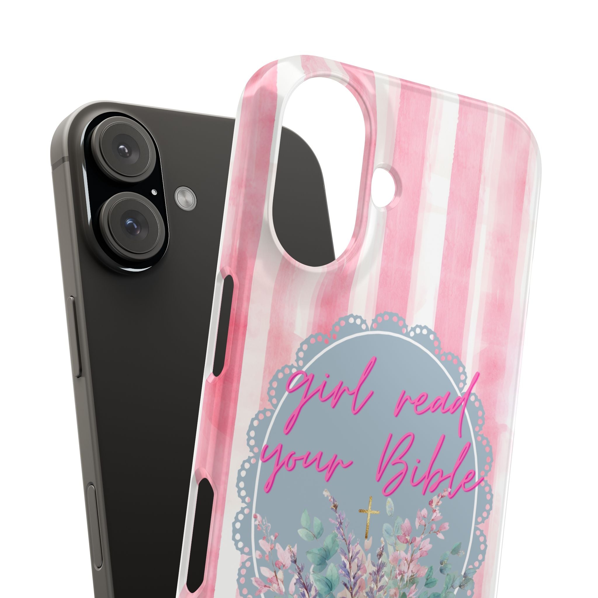 Girl Read Your Bible iPhone Case