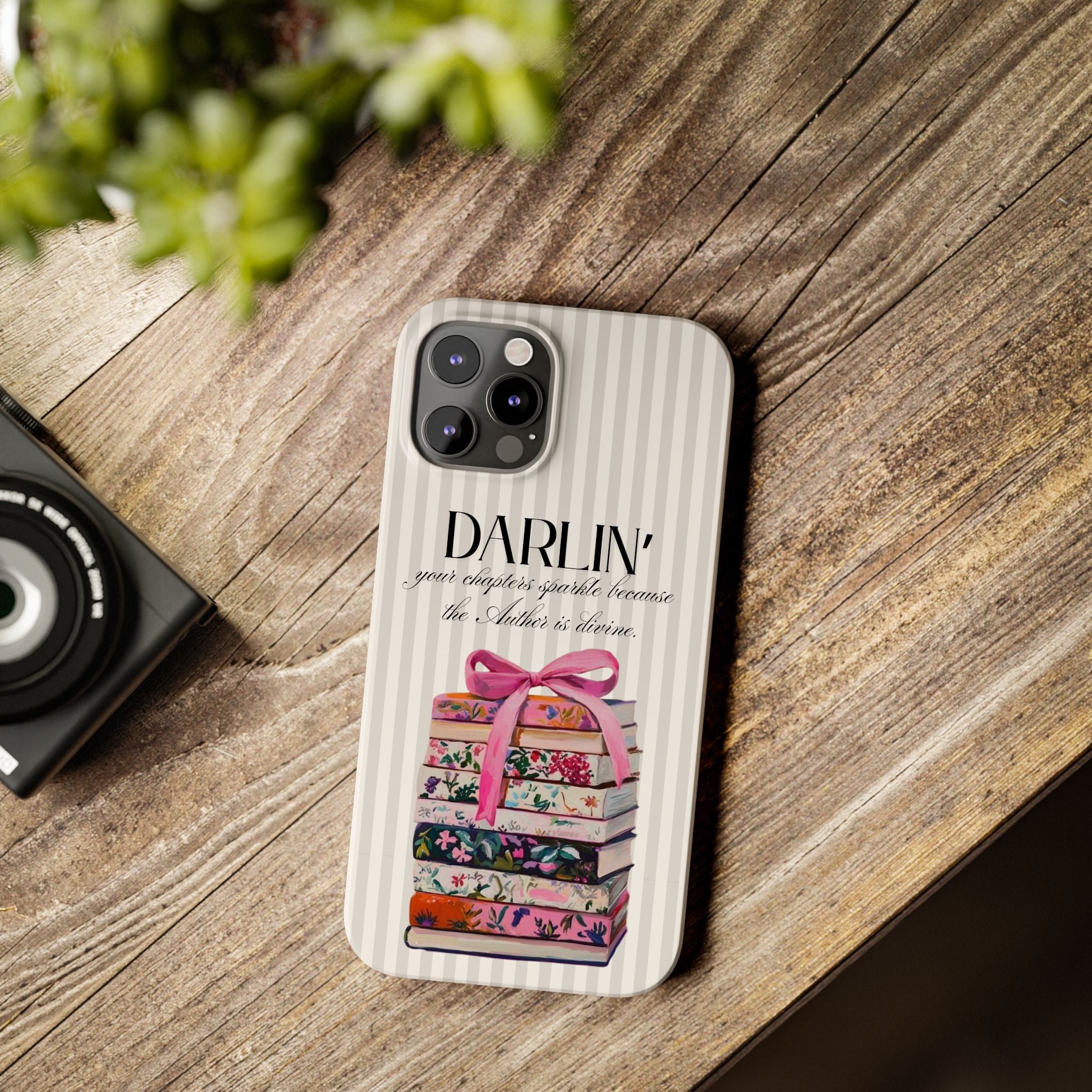 Darlin’ The Author Is Devine iPhone Case