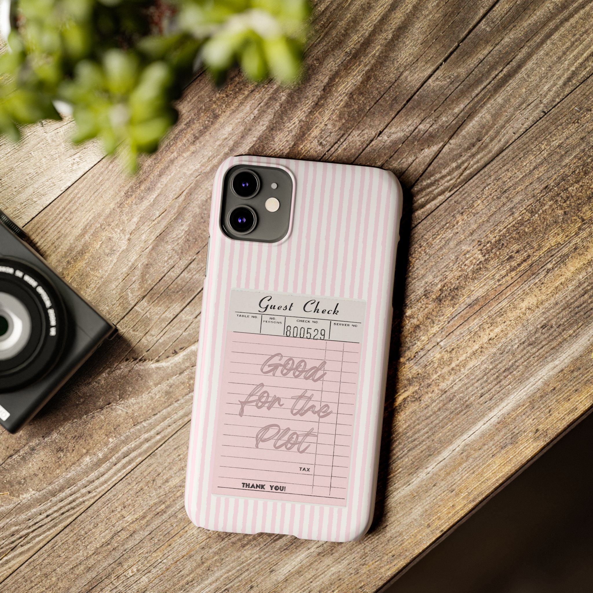 Good For The Plot iPhone Case