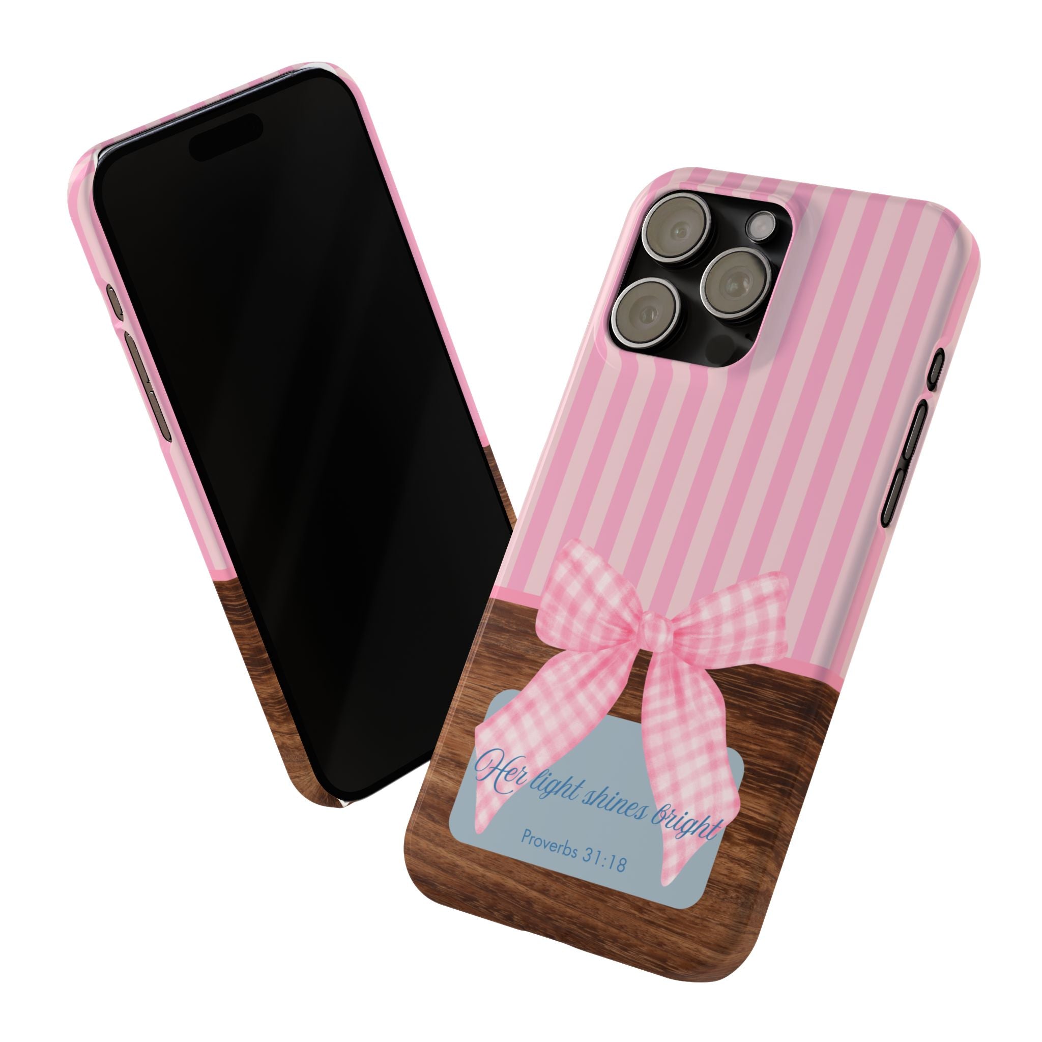 Her Light Shines Bright iPhone Case