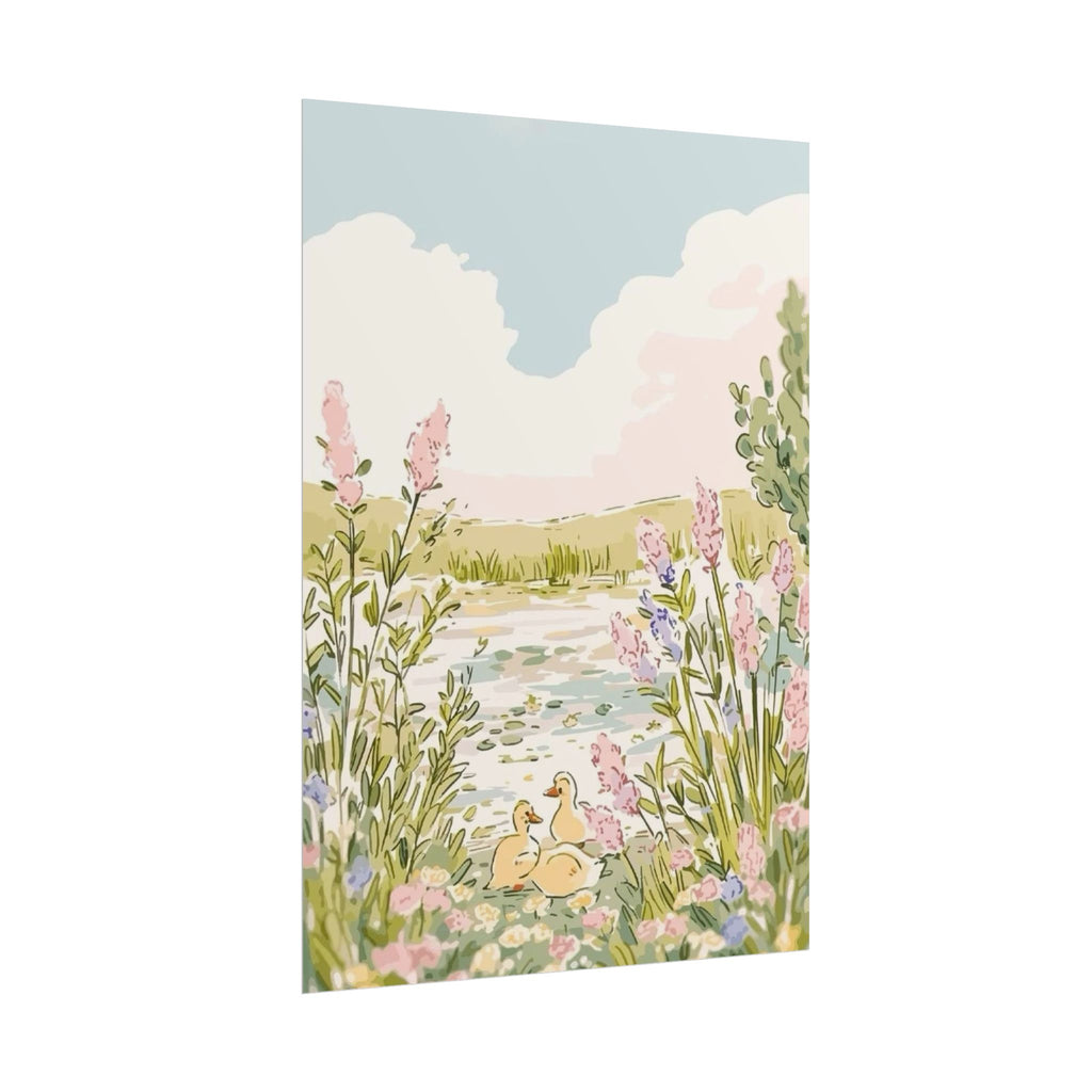 Drawn Springtime Unframed Poster