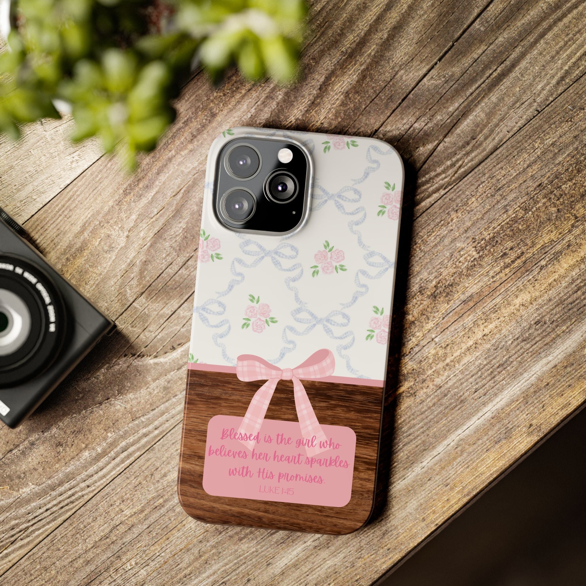 Blessed Is The Girl iPhone Case