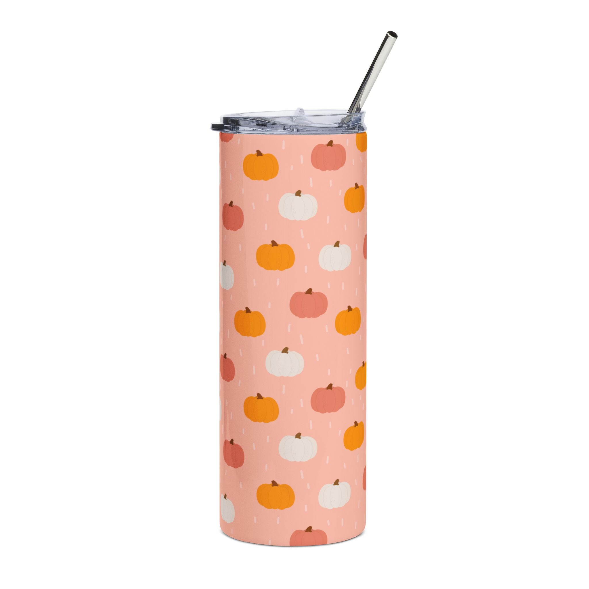 Pretty In Peach Pumpkin 20oz Tumbler